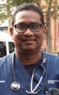 Dr Jay Patnam --- Background: From India originally, worked in UK, NSW then moved to St Vincent’s as a registrar in 2011. FACEM since 2016, worked for Shepparton as ½ time and now works full time at StV and few shifts for Frankston Hospital.
Medical 