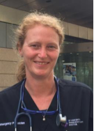 Dr Leonie Marcus --- Background: Grew up and med school in Dusseldorf, Germany (famous for Alt beer) crossed to Australia in 1999 with an Aussie husband, trained through RMH 
Medical Interests: Trauma, ultrasound 
works 1/2 here and 1/2 RMH. Chair of