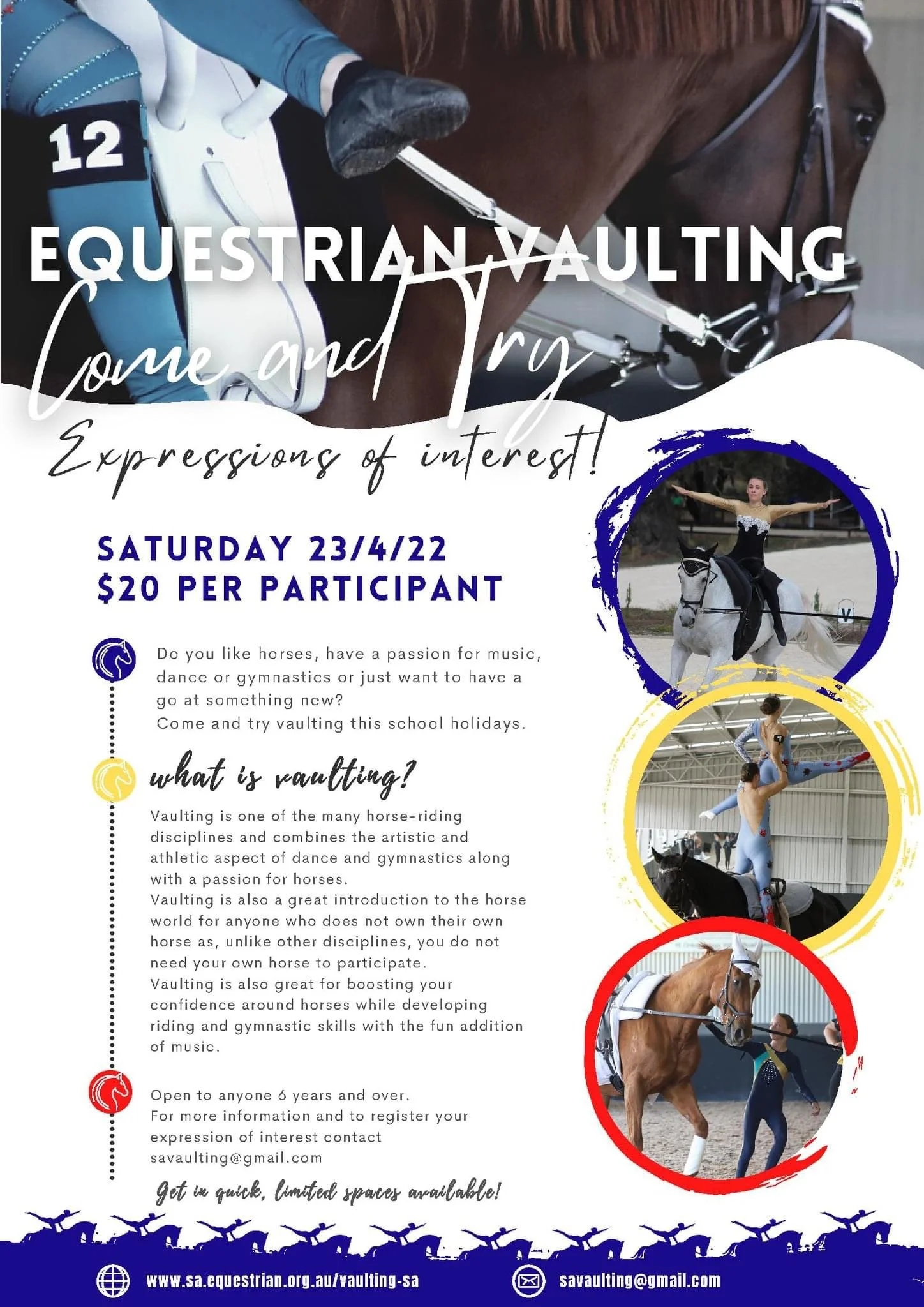 Equestrian Vaulting Come and Try
