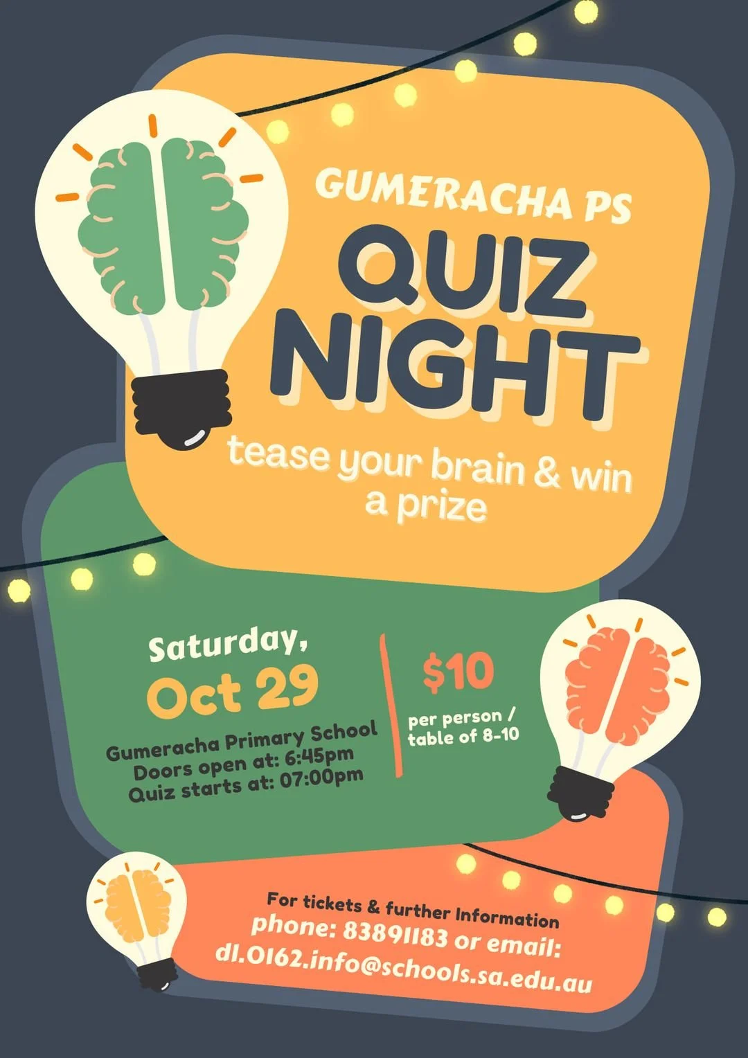 Gumeracha PS Quiz Night