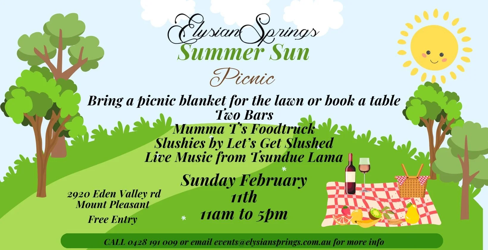 Elysian Springs Summer Sun Picnic