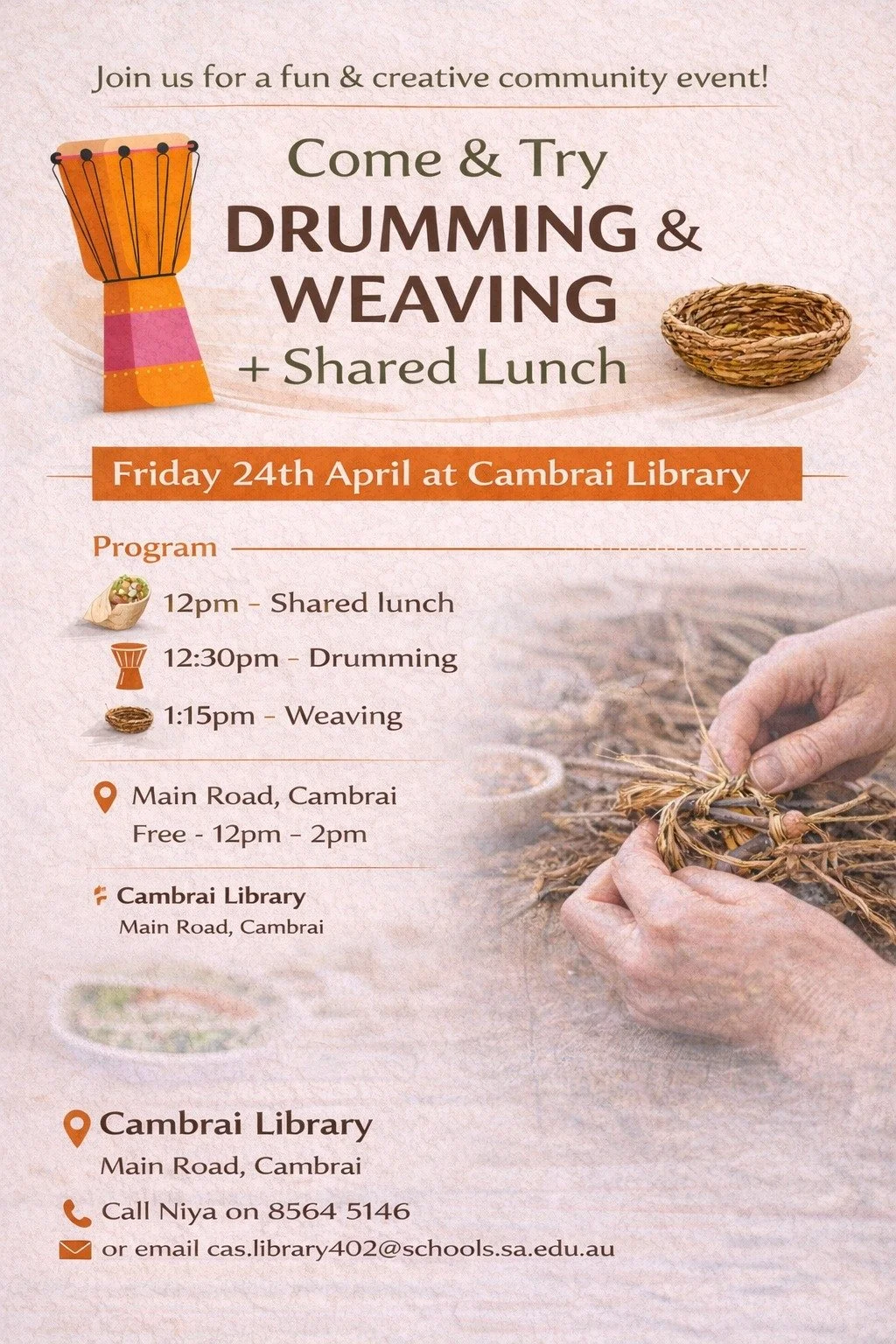 Cambrai Drumming and Weaving