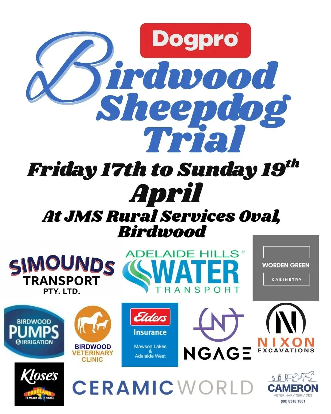 Birdwood Sheepdog Trial