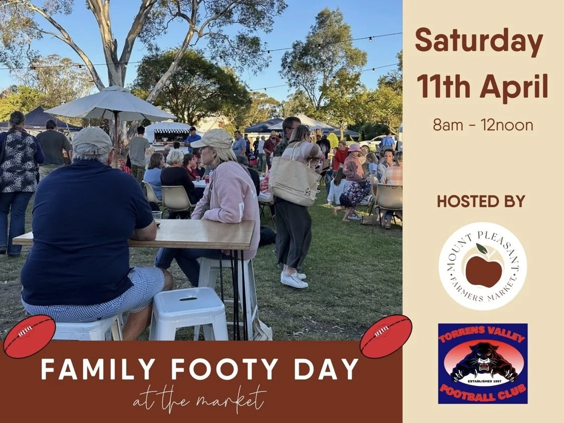 Mt Pleasant Farmer's Market - Family Footy Day!
