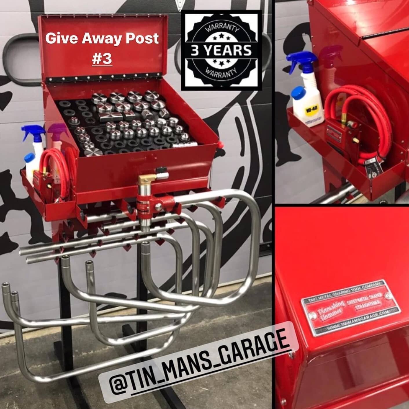 Warning, another competition post from @tin_mans_garage
I still can't belive they are giving this all away for free, and with a warranty!
#100kgoldplatedgiveaway
#planishinghammer
#dowellbros