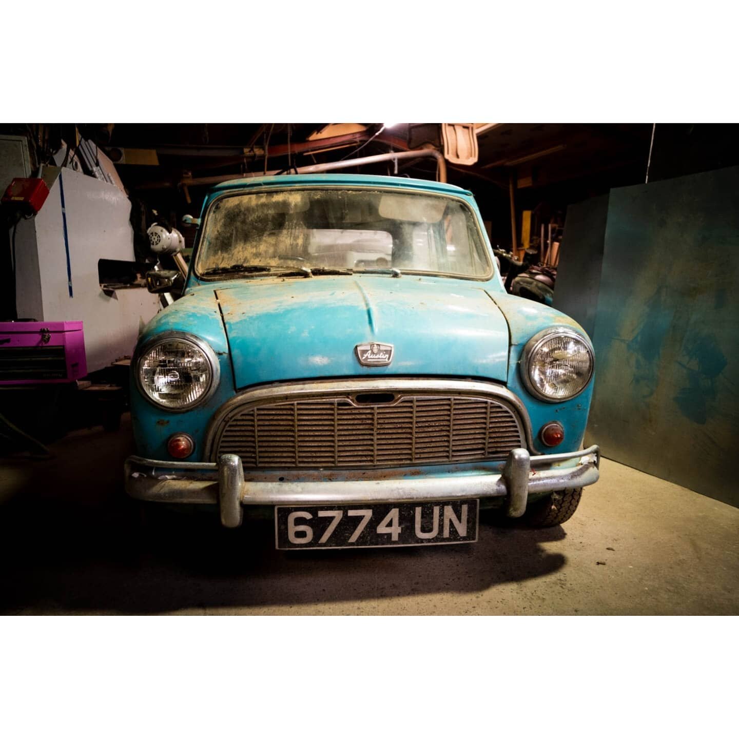 Does anyone fancy having this lovely little mk1 under their tree tomorrow?

This one is available either in its current garage find condition, fully restored, or anything in between.

This car sat for a long time in the back of an old garage, it's ha