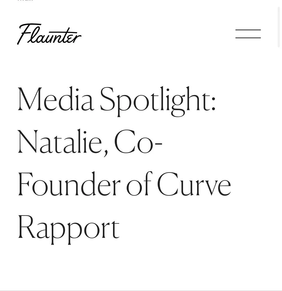 Special thanks to @flaunter_ for the feature about @curverapport ❤️

The Team behind Curve Rapport 

@juliagreen_makeup @sarahcarterthecreative @vbphoto_studio @rich_macdonald @charlotte__stokes @bridgetbellstylist @sarahcohen_stylingadvisory @nieseb