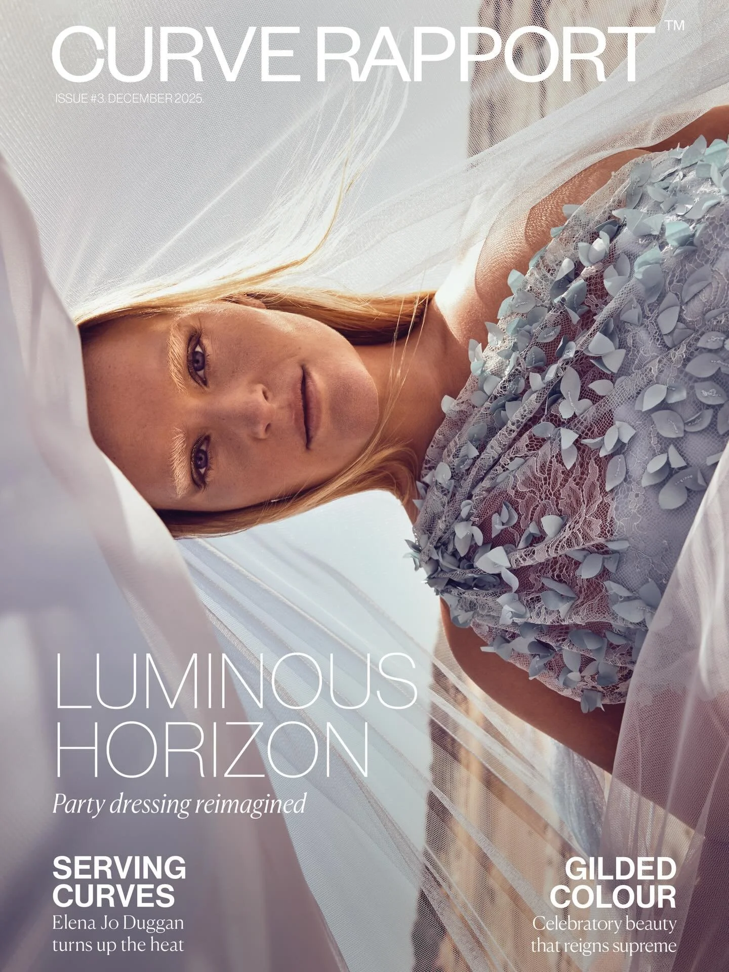 CURVE RAPPORT # 3 // 
LUMINOUS HORIZON - Party dressing reimagined.

In this issue we feature women that are rewriting what it means to be visible. Inspiring fashion features that will make you want to dress up! 

Click the link in our bio to purchas