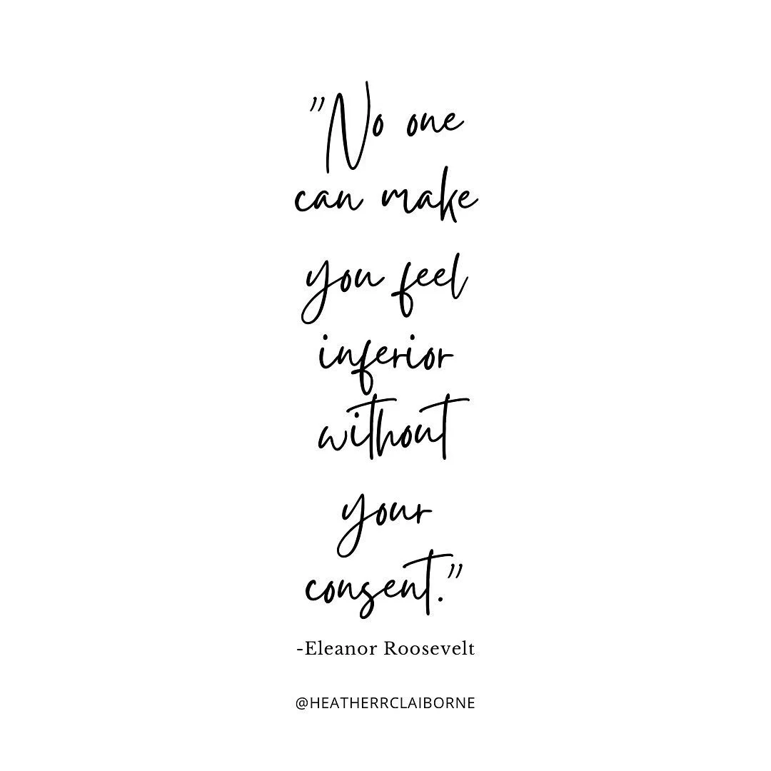 And oldie but goodie. 

It came to me out of nowhere the other day. 

I was stuck in my own head. Comparing myself to other people. Feeling the weight of &ldquo;not-enoughness&rdquo;. 

And then all of a sudden, tada. 

There it was.

And I thought &