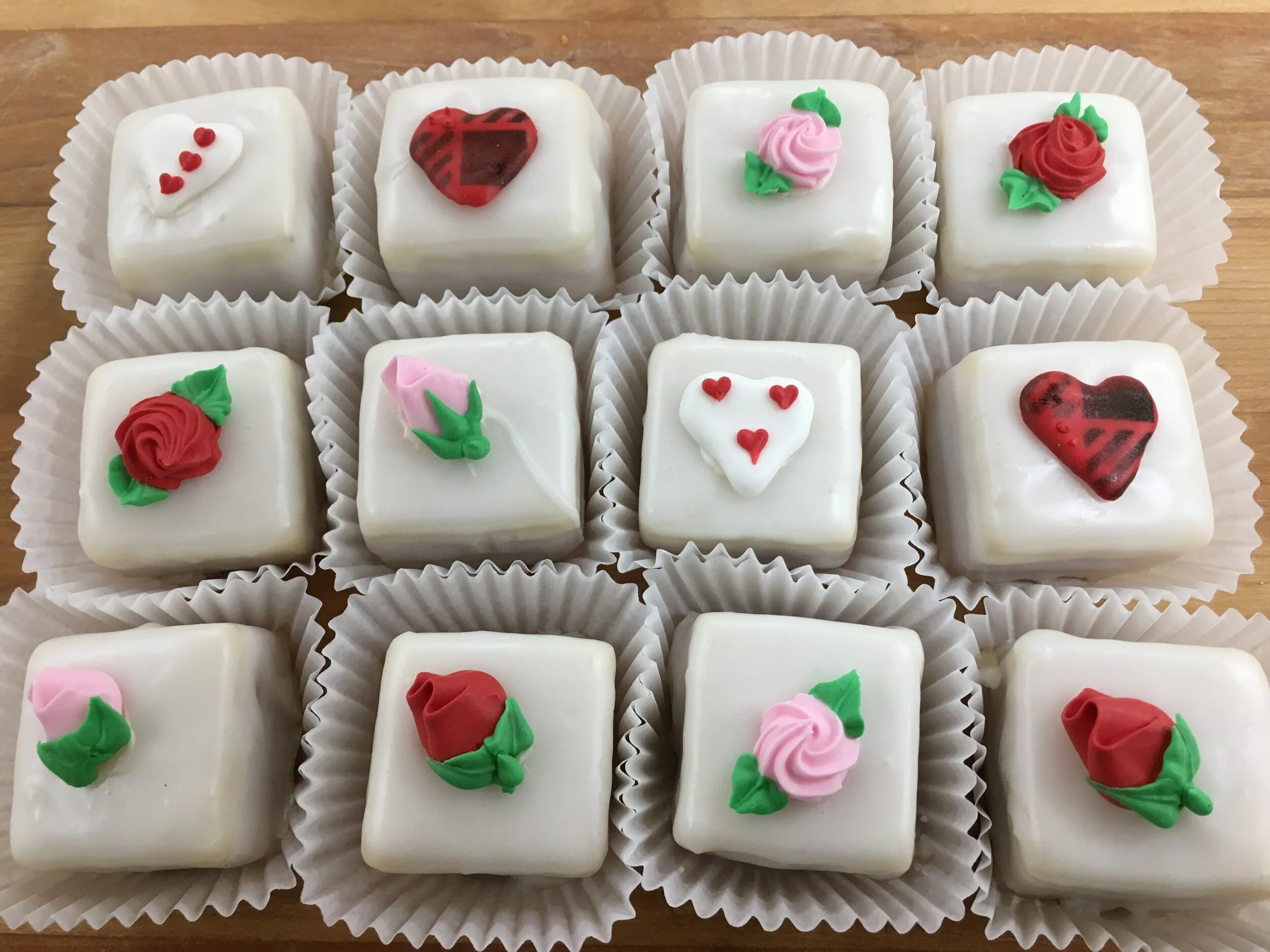 Valentines Petit Fours