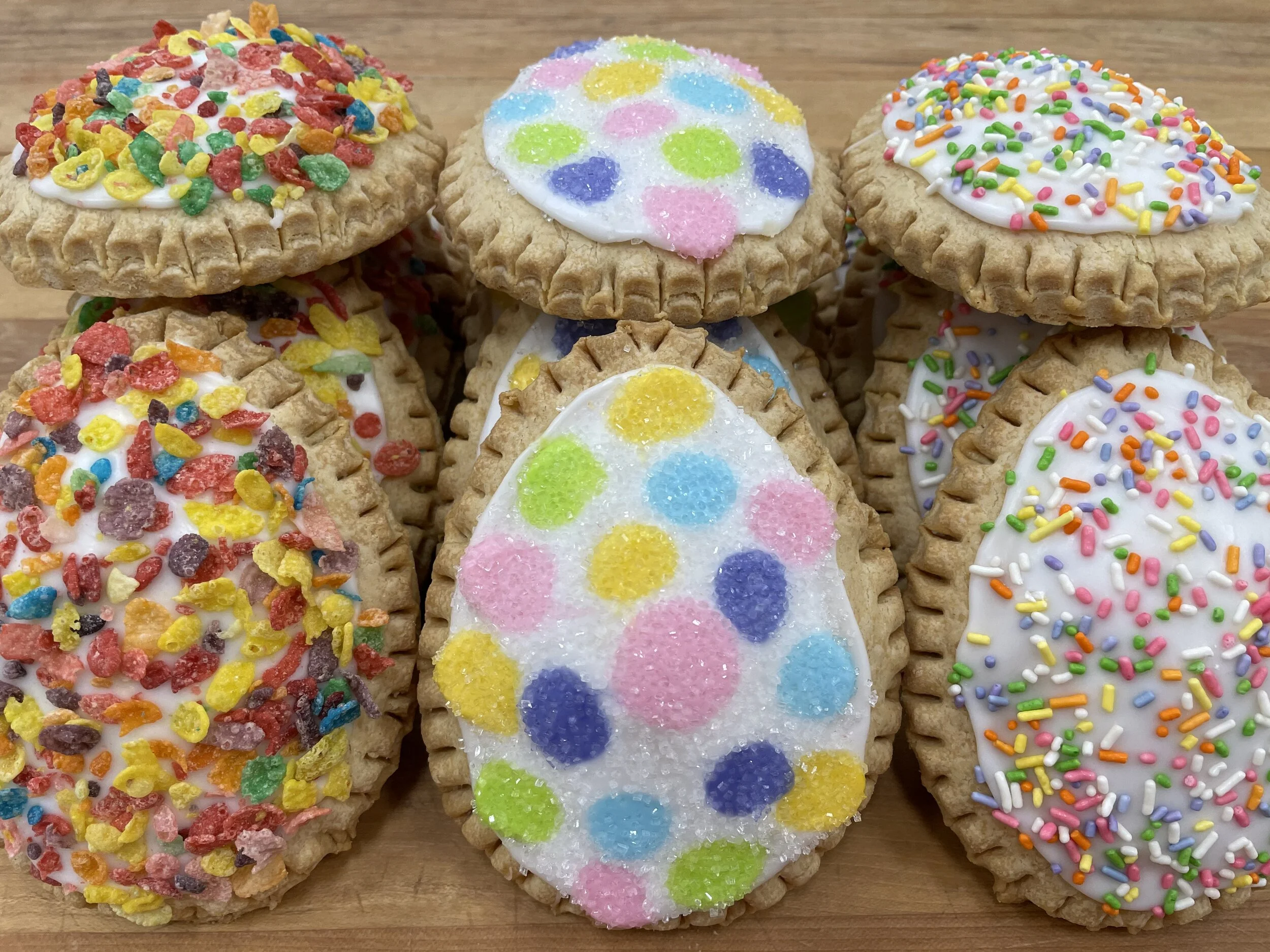 Egg-Shaped Toaster Pastries