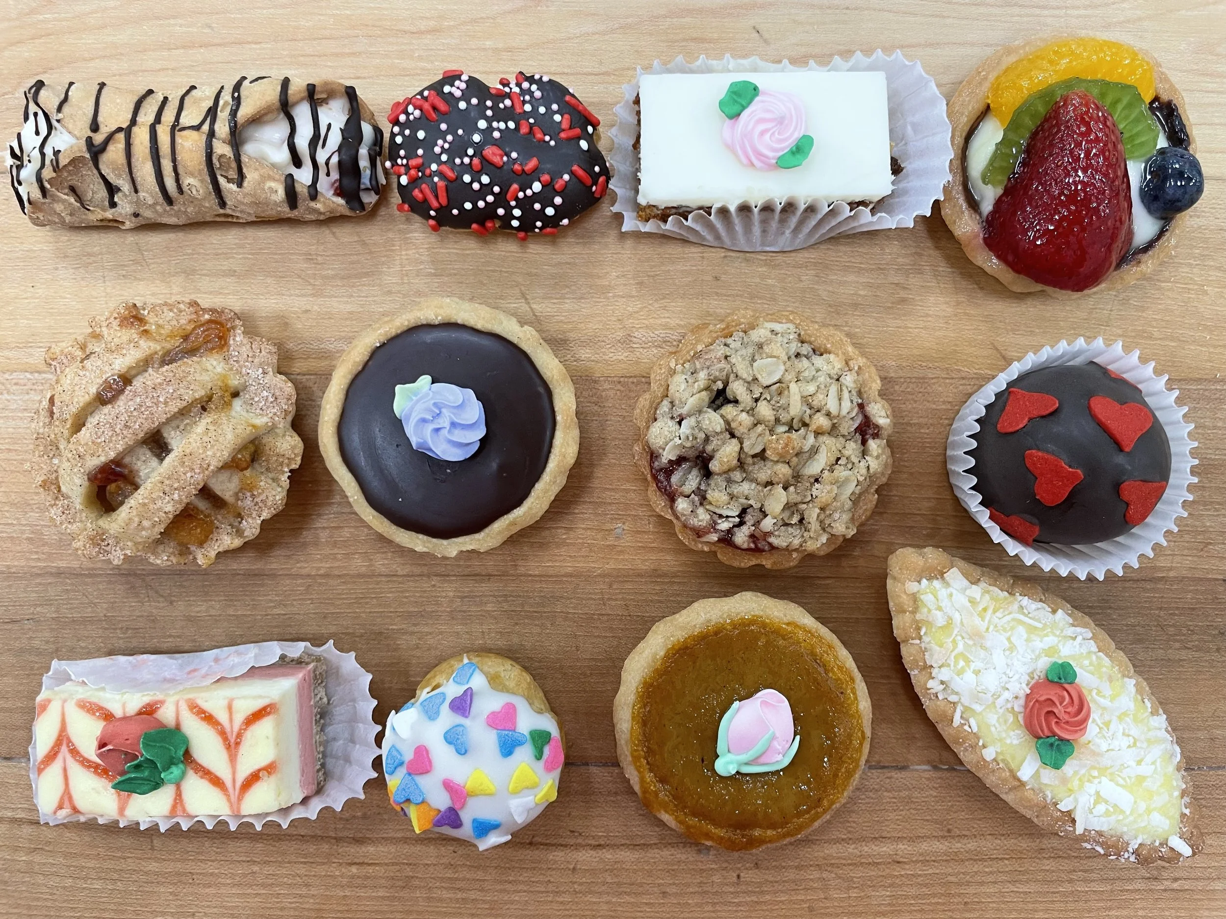 Valentines Mini Pastries