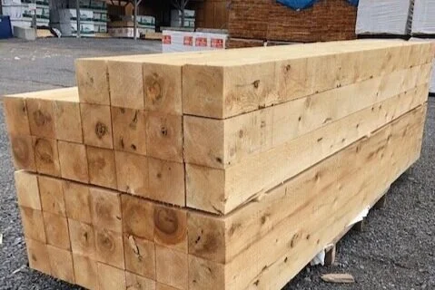 Lanark Cedar Rough sawn square posts