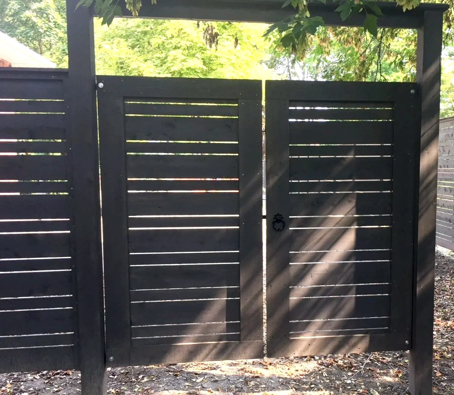 Horizontal Custom Lanark Cedar Gate, Ottawa