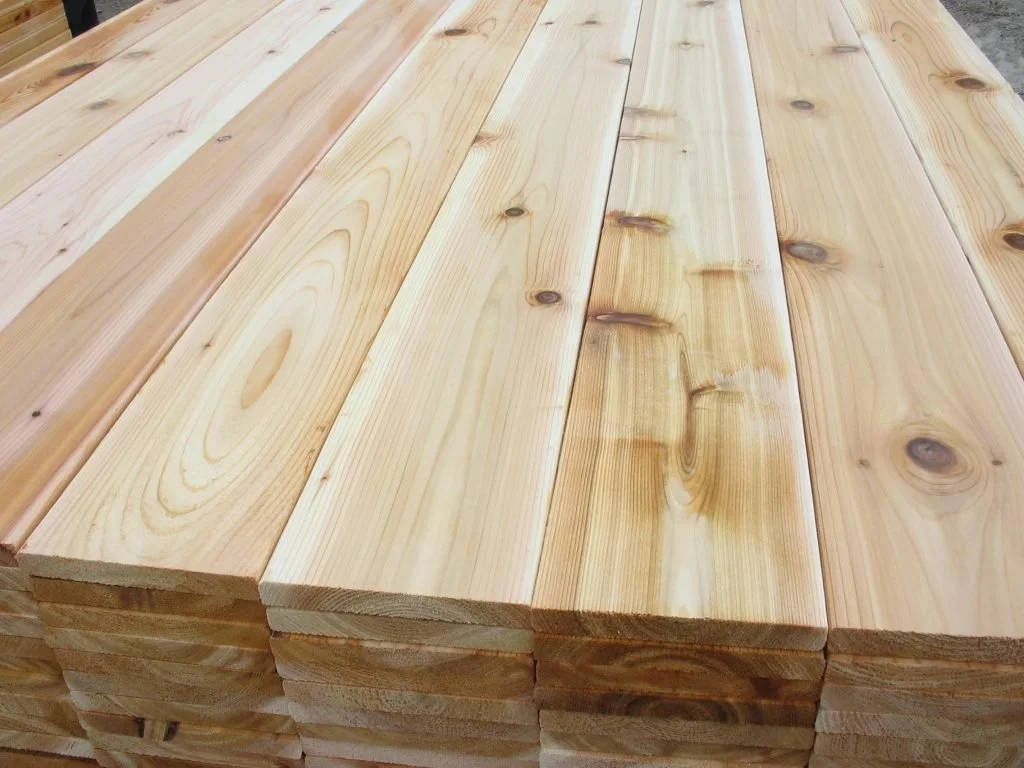 Western Red Cedar 1" Smooth Lumber