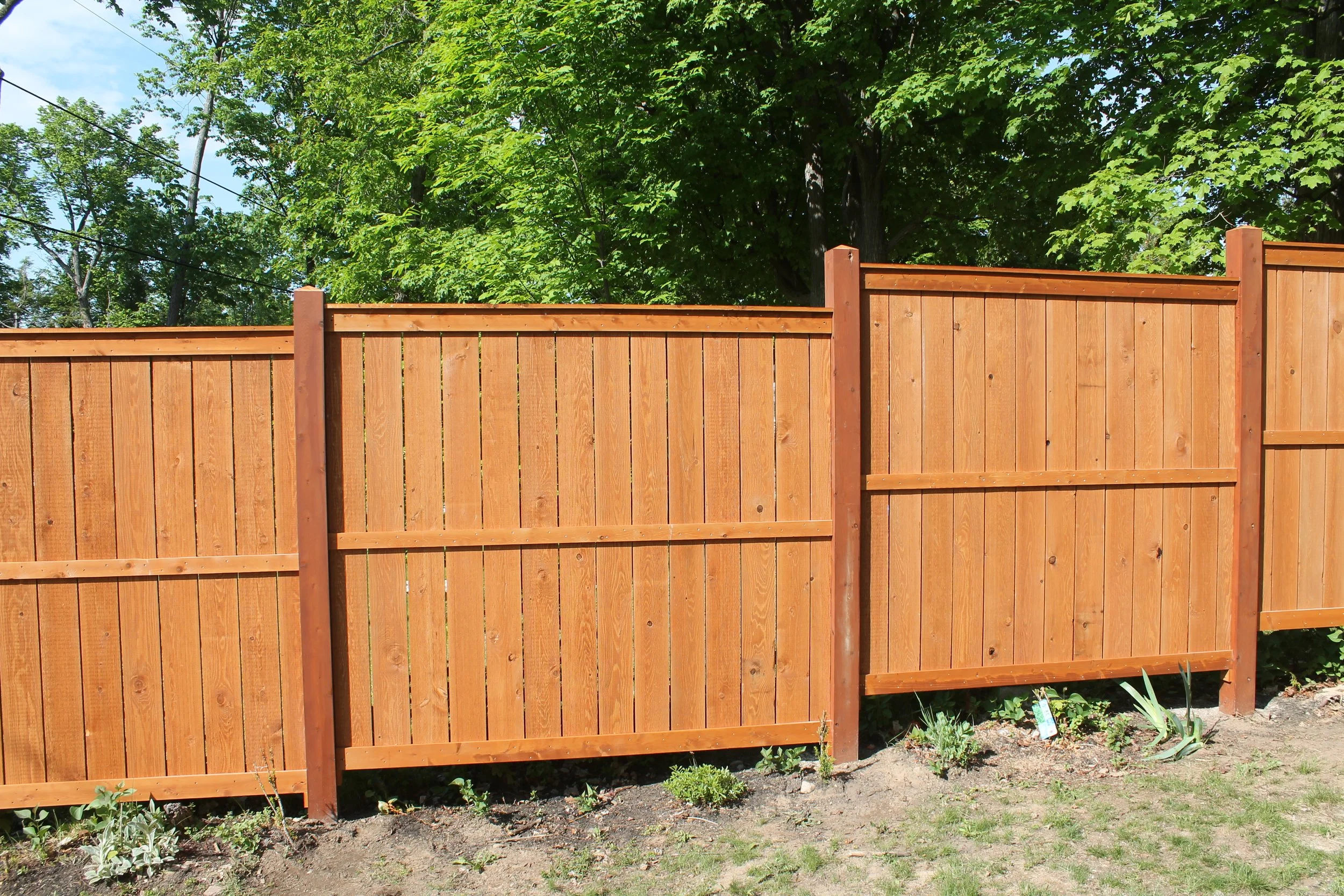TimberTough Fence- Natural Brown
