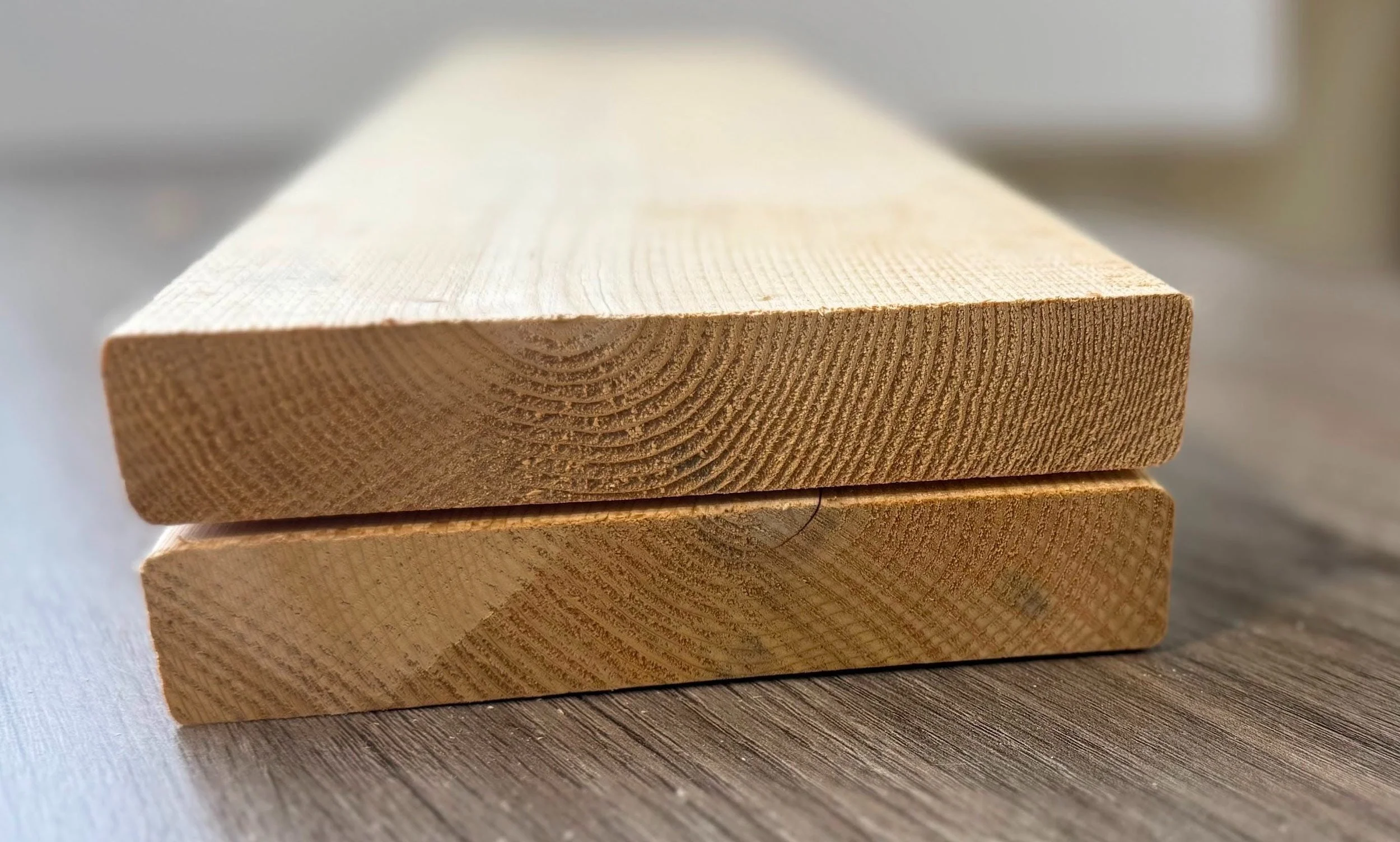 Lanark Cedar White Cedar decking profile