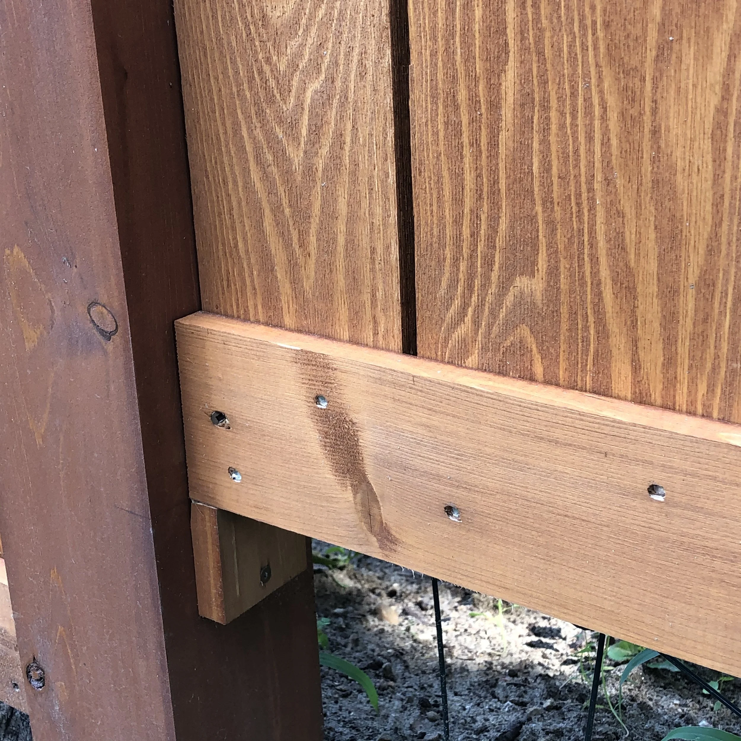 LanarkCedar Hemlock -closeup textured and stained