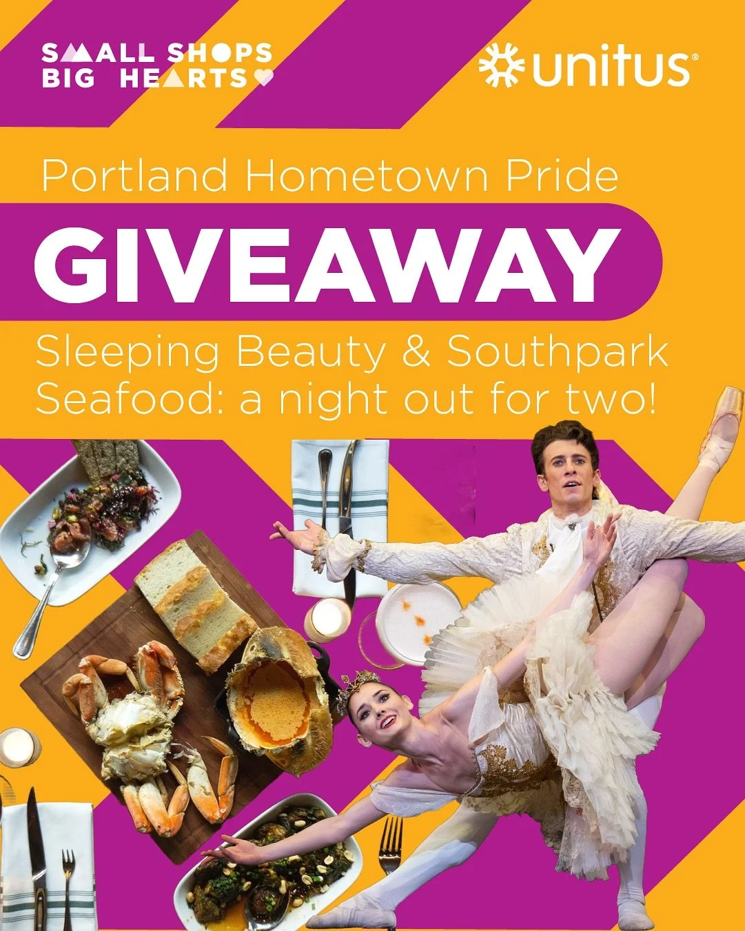 🎁 PORTLAND HOLIDAY GIVEAWAY 🎁

 We&rsquo;re partnering with Unitus Credit Union to celebrate our Portland Hometown Pride! 💚 And what better way to celebrate than with a giveaway to a unique local experience!

This week, you could win a night out f