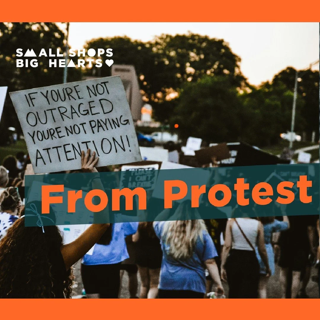 Today, Portland's small businesses are demonstrating solidarity in powerful ways. 

Some have chosen to close their doors to join the general strike. Others are remaining open for business and dedicating a percentage of today&rsquo;s sales to organiz