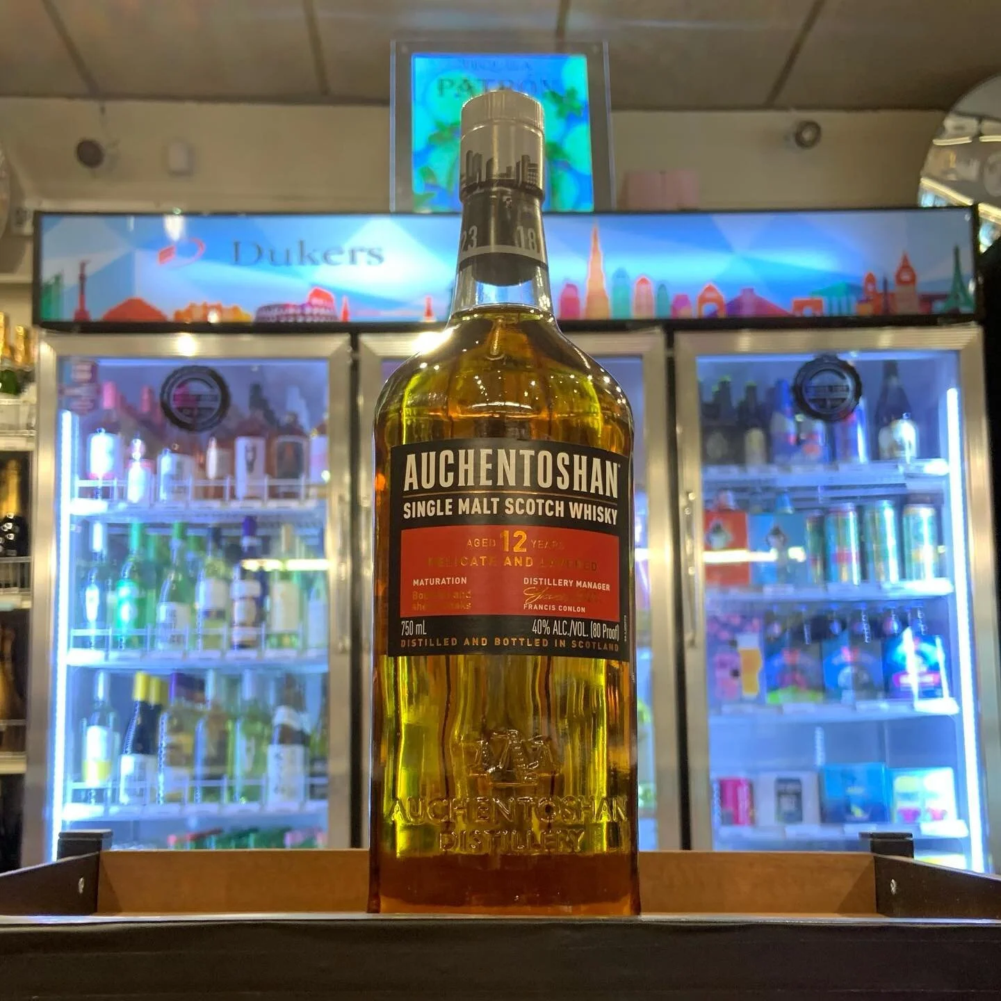 *NEW IN* Auchentoshan 12 Year - The only Scottish distillery still making true triple distilled single malt since 1823. Notes of caramel, honey, oak, sweet, and citrus are prevalent. Undertones that shine through also are nuts, ginger, apple, and van