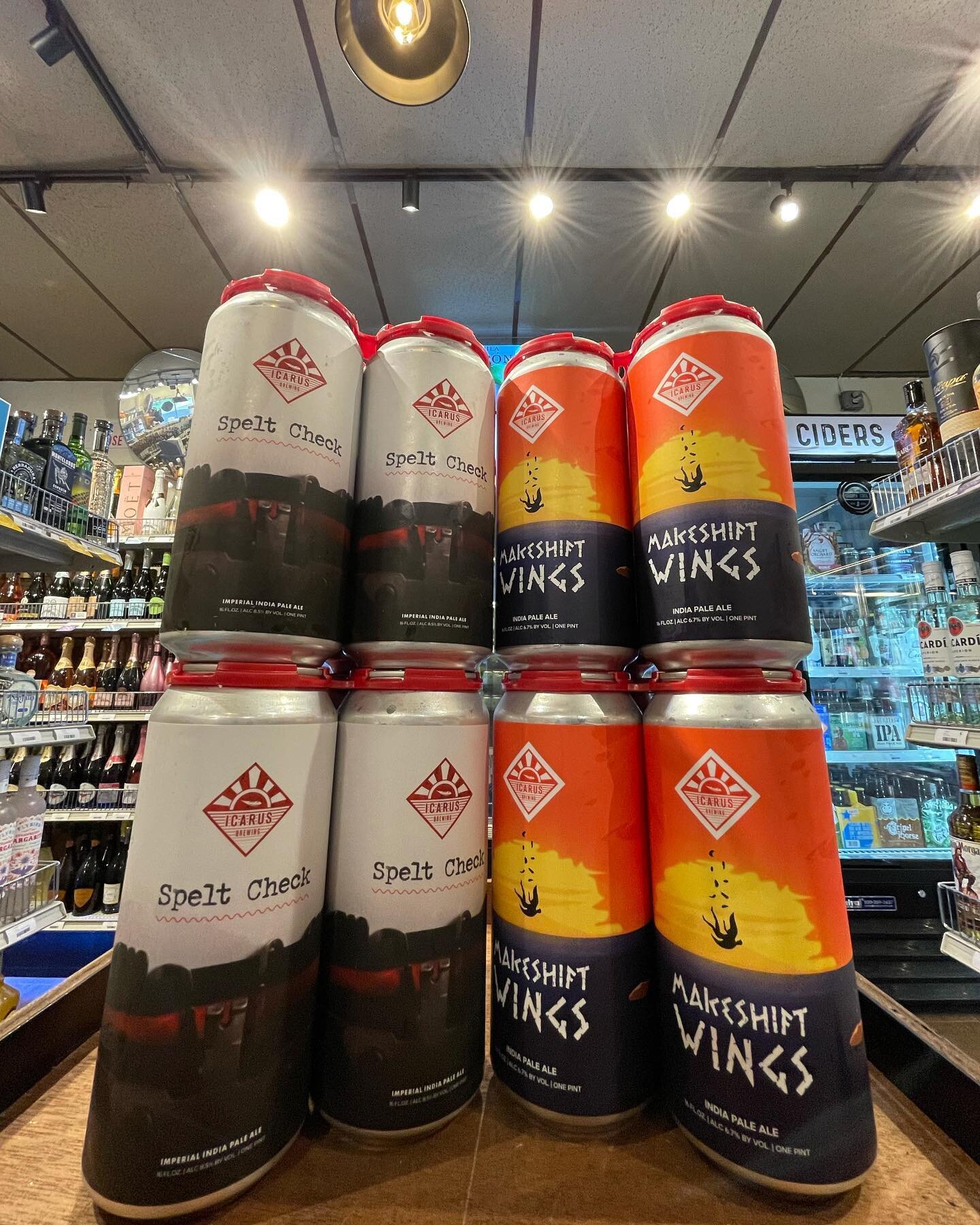 NEW BEER ALERT!! We are SUPER excited to be bringing in @icarusbrewing !! We now have Spelt Check and Makeshift Wings&mdash; 2 absolute bangers. Come in now to secure yourself some of this AMAZING local craft!
&deg;
&deg;
&deg;
&deg;

#craftbeer #bee