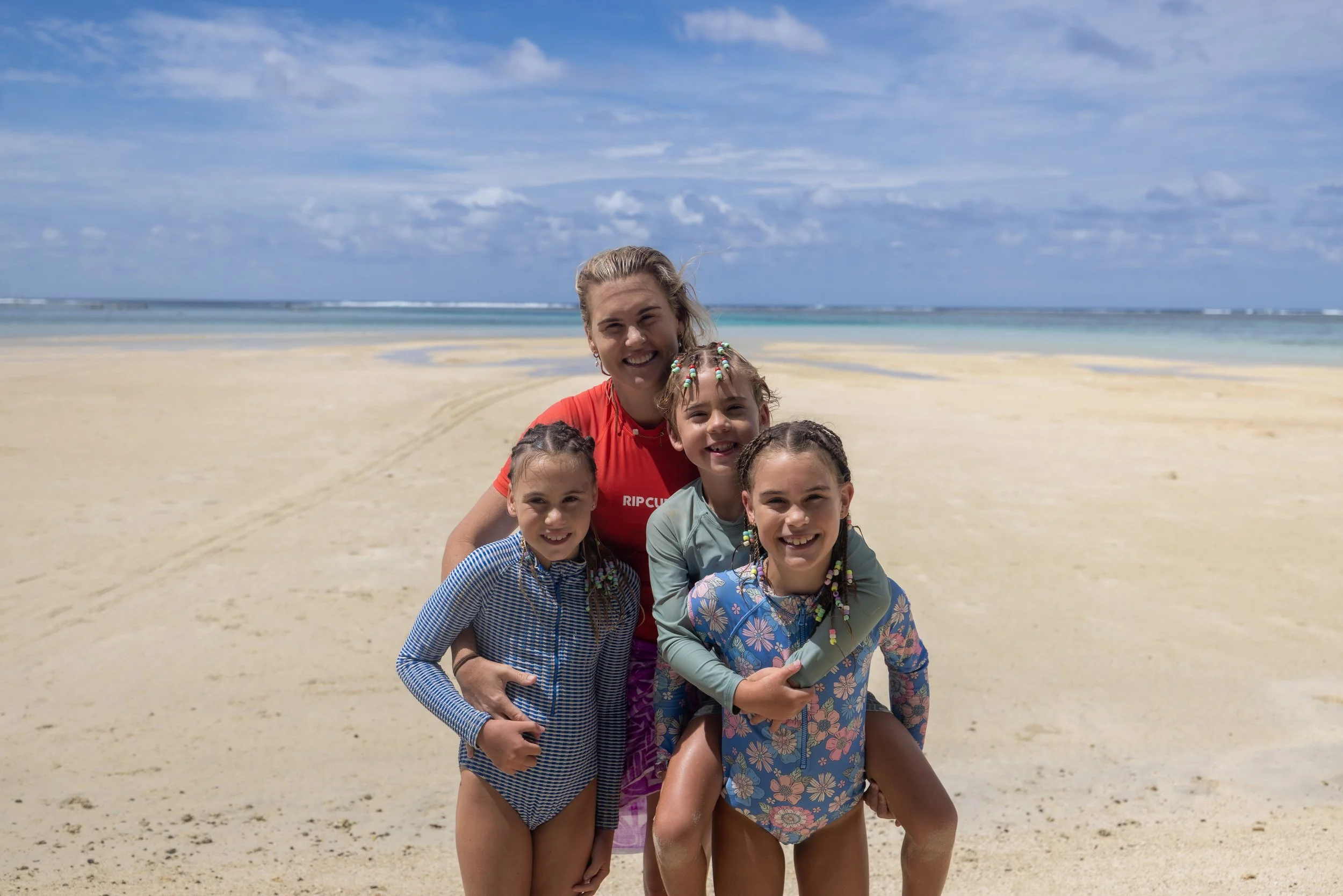 Family Snorkeling in Rarotonga
