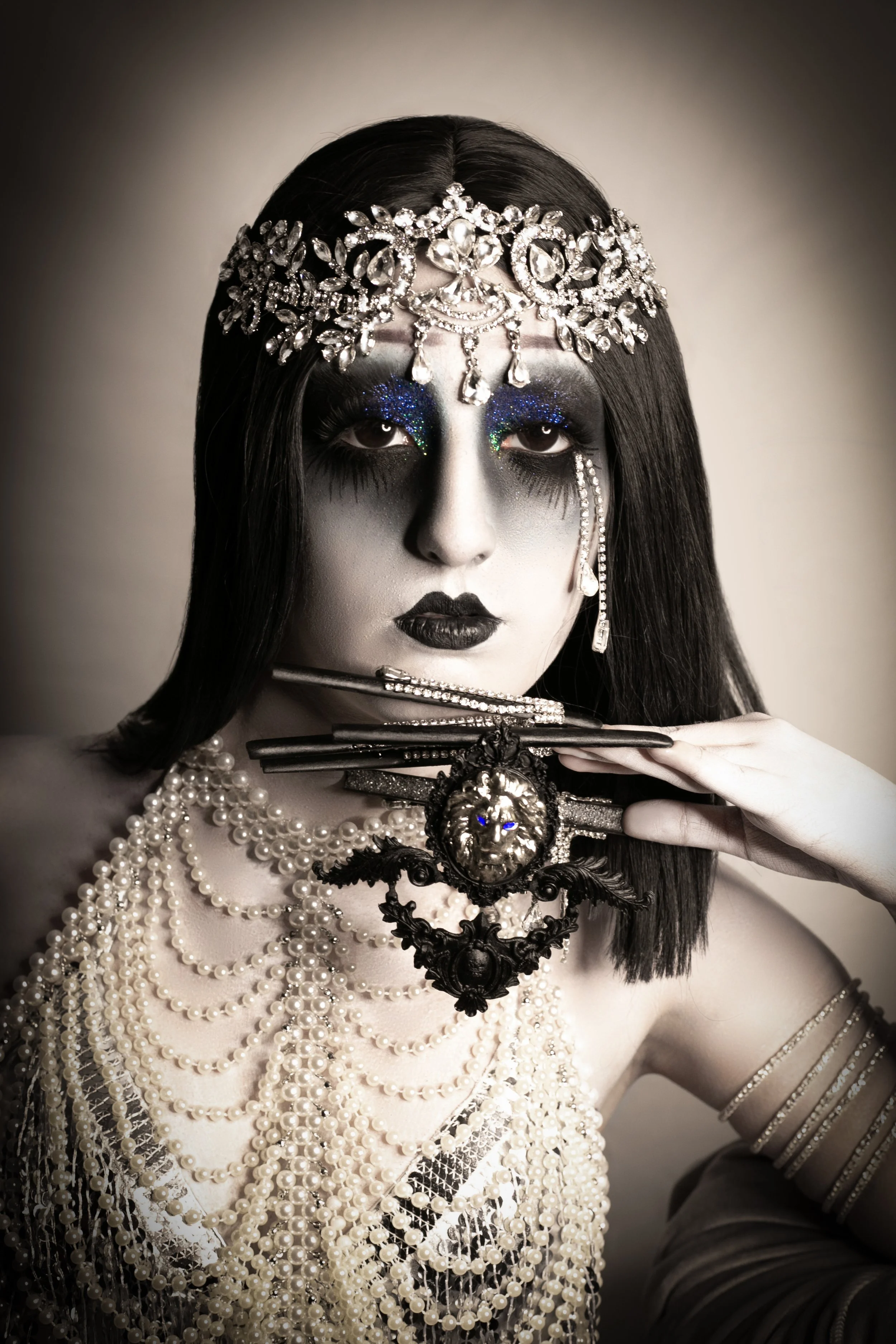 stylized nail portraiture in house session in West Salem Oregon