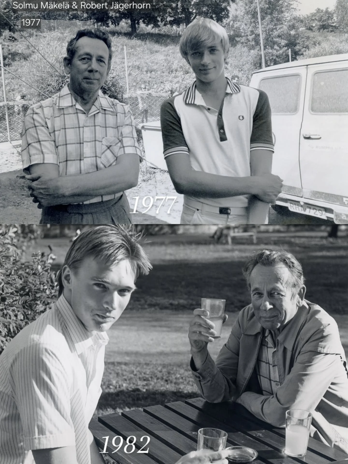 ESITTELYSS&Auml; Legendaarisen SOLMU M&Auml;KEL&Auml;N oppipoika - ROBERT J&Auml;GERHORN

Robert oli taikuri Solmu M&auml;kel&auml;n yksityisoppilaana vuosina 1977&ndash;1985. Suhde oli l&auml;heinen: Solmu oli Robertille kuin toinen is&auml;, ja he 