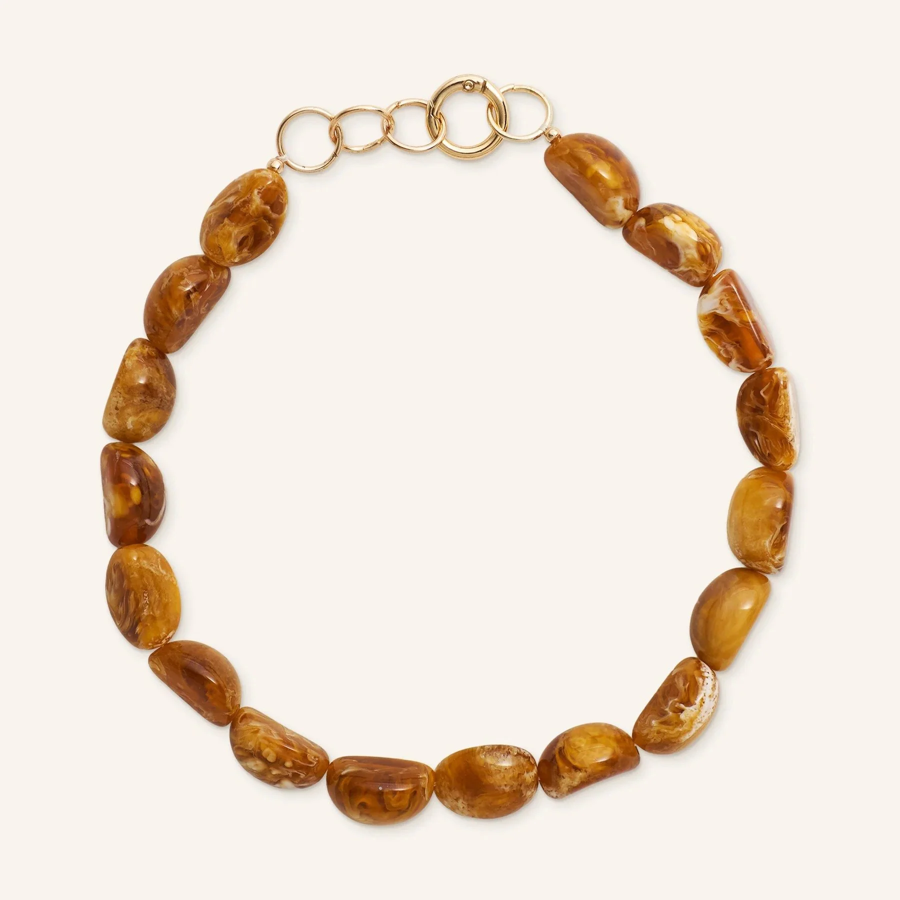 Collier AMAIA Marron FEEKA