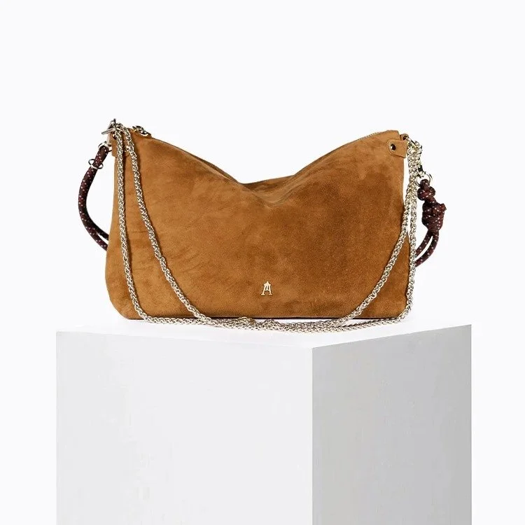 Sac MALLOW suède cognac CRAIE