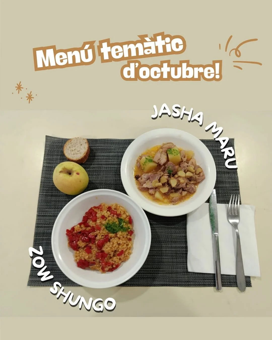 🌍 Aquesta setmana hem pogut tastar el dinar temàtic d’octubre! 🌍
Aquest mes viatgem fins a Butan, un país que ens recorda que l’èxit no només es mesura amb riquesa material, sinó amb felicitat interio