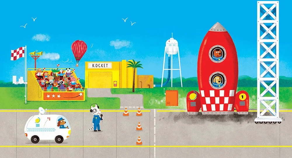 Baby on board rocket book inner pages