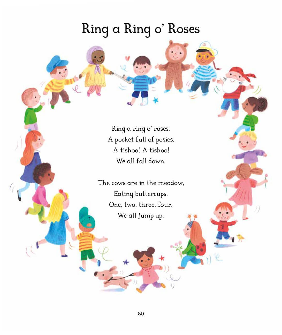 Ring-a-ring O' Roses Song PowerPoint (teacher made) - Twinkl