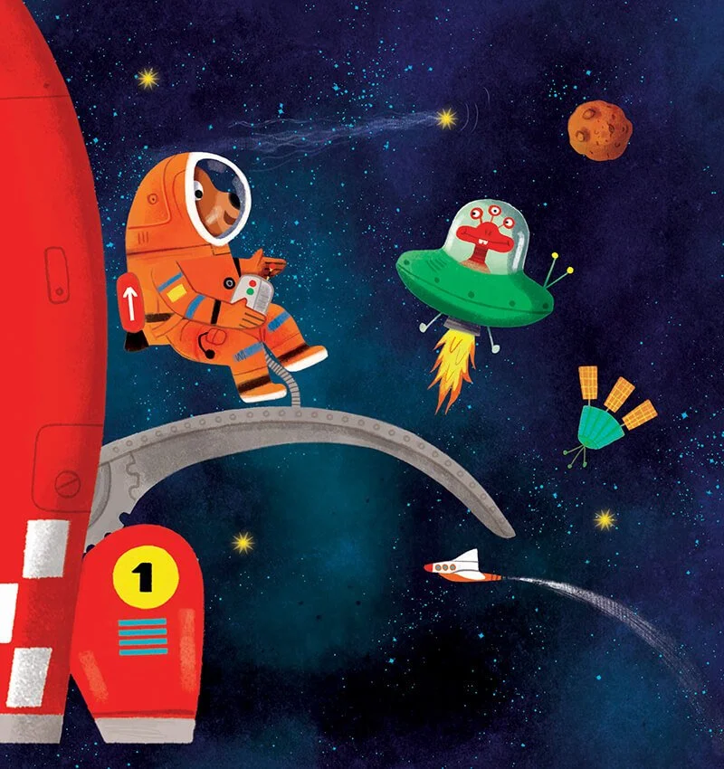 Baby on board rocket book inner page