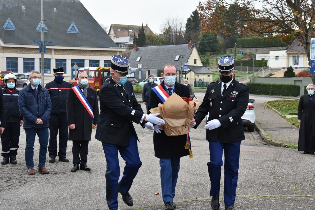 Mercredi 11 novembre 2020, j’ai participé aux cérémonies commémoratives de l’Armistice de 1918 à Saint-Valery-en-Caux.