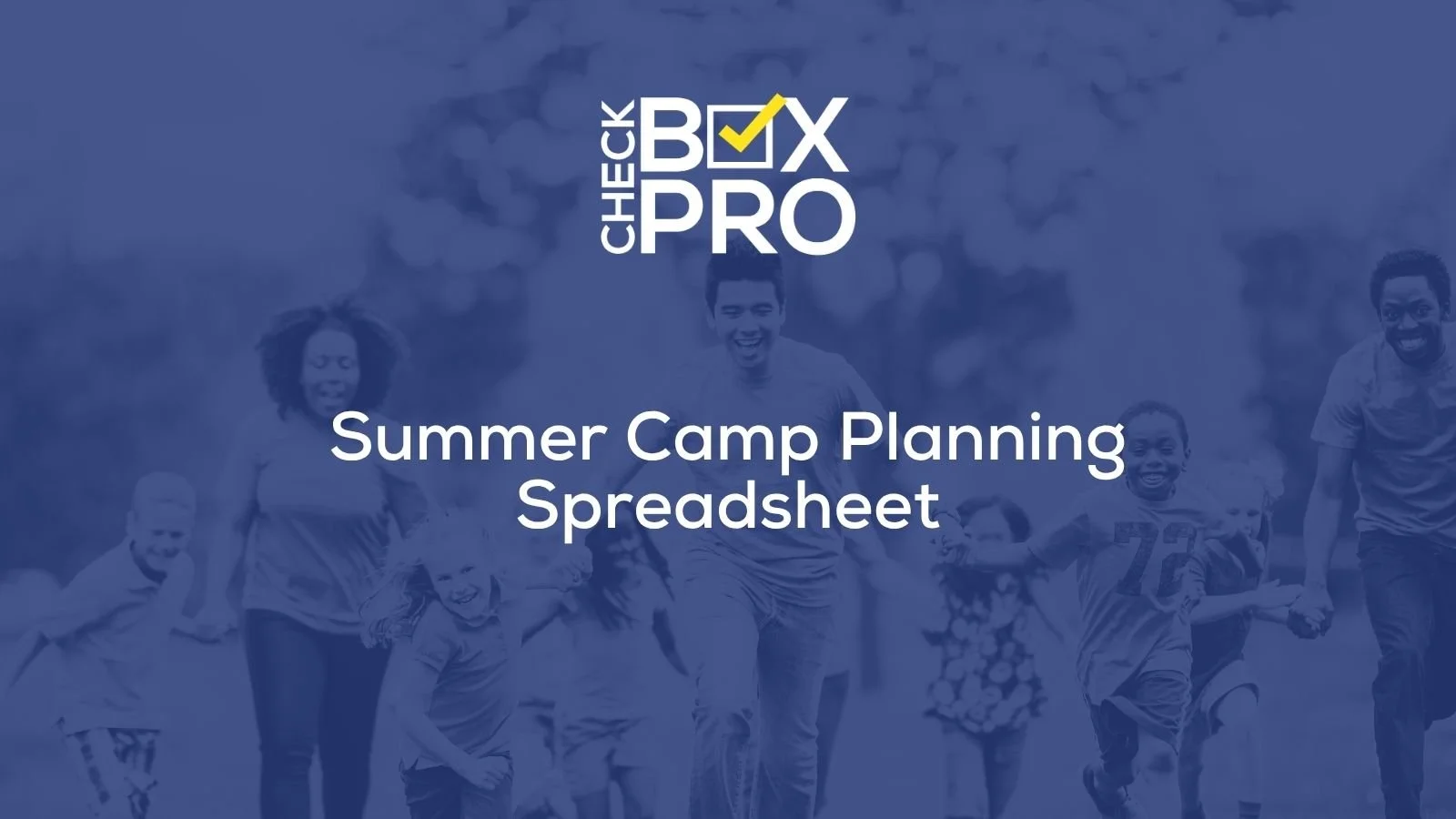 Summer Camp Planning Spreadsheet