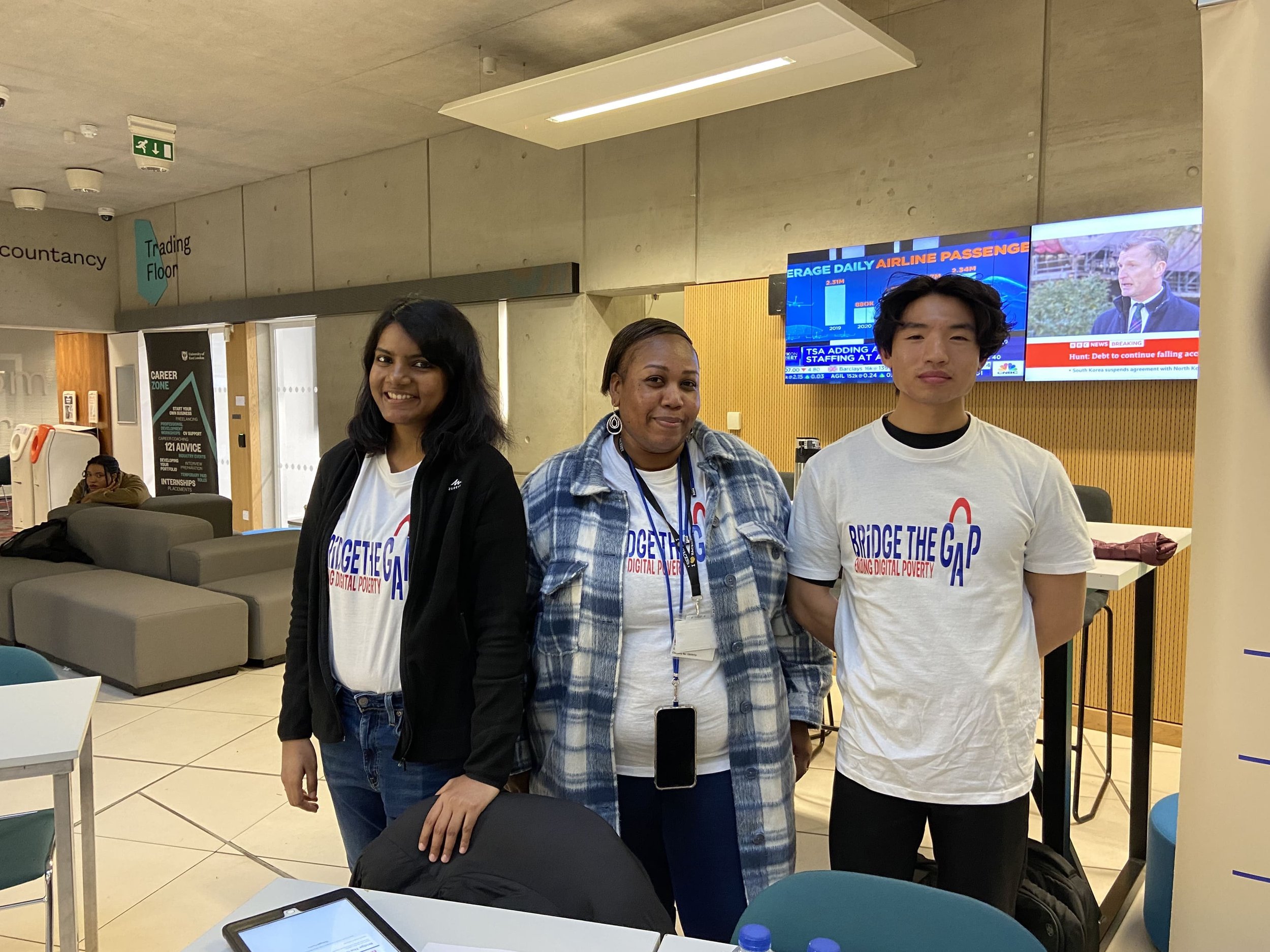 Bridge the Gap (BTG) focuses on addressing the digital and social divide, empowering families and the wider community by providing technology equipment, digital skills and data SIM cards.