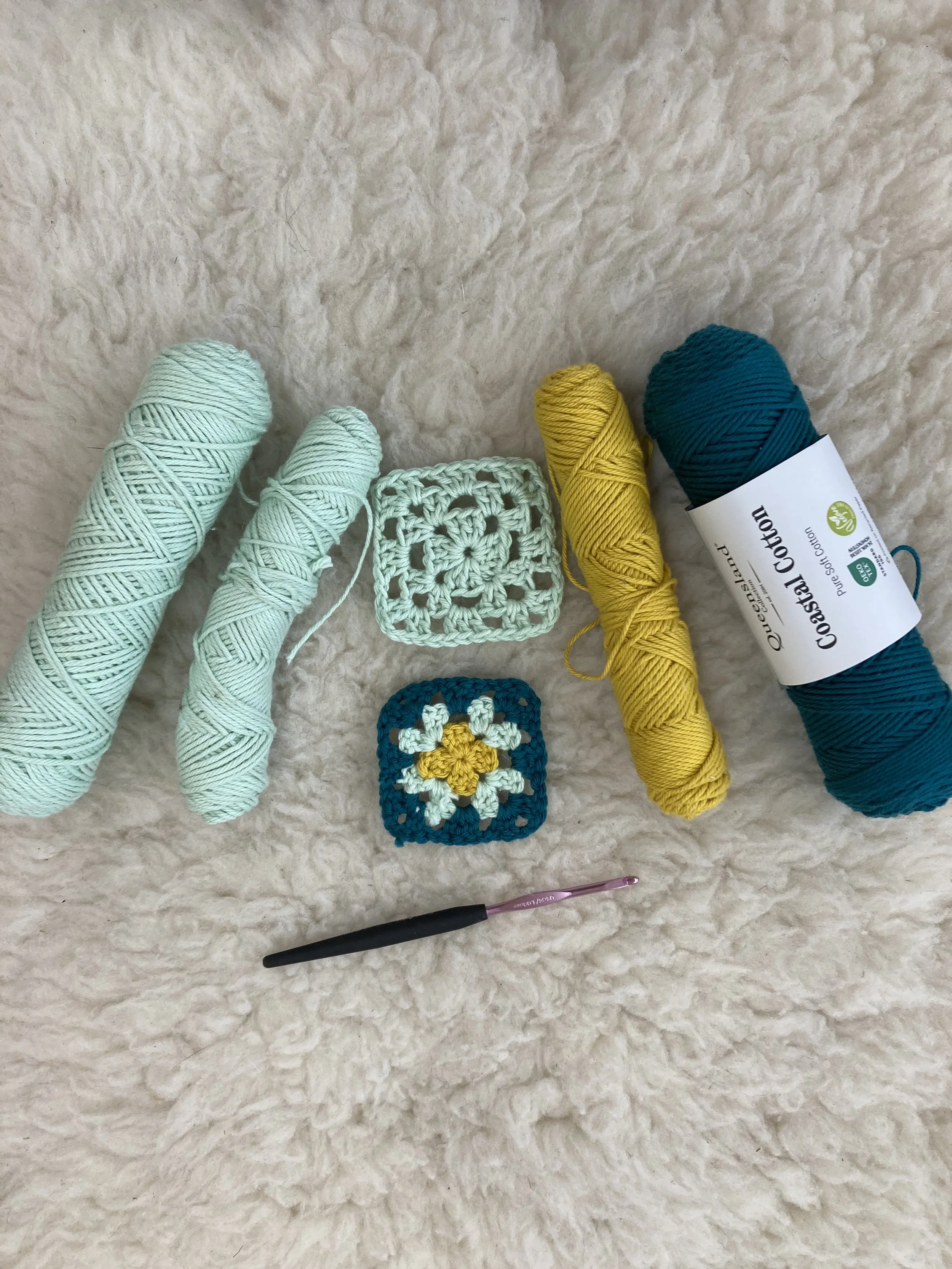 Learn to Crochet and Make a Granny Square!