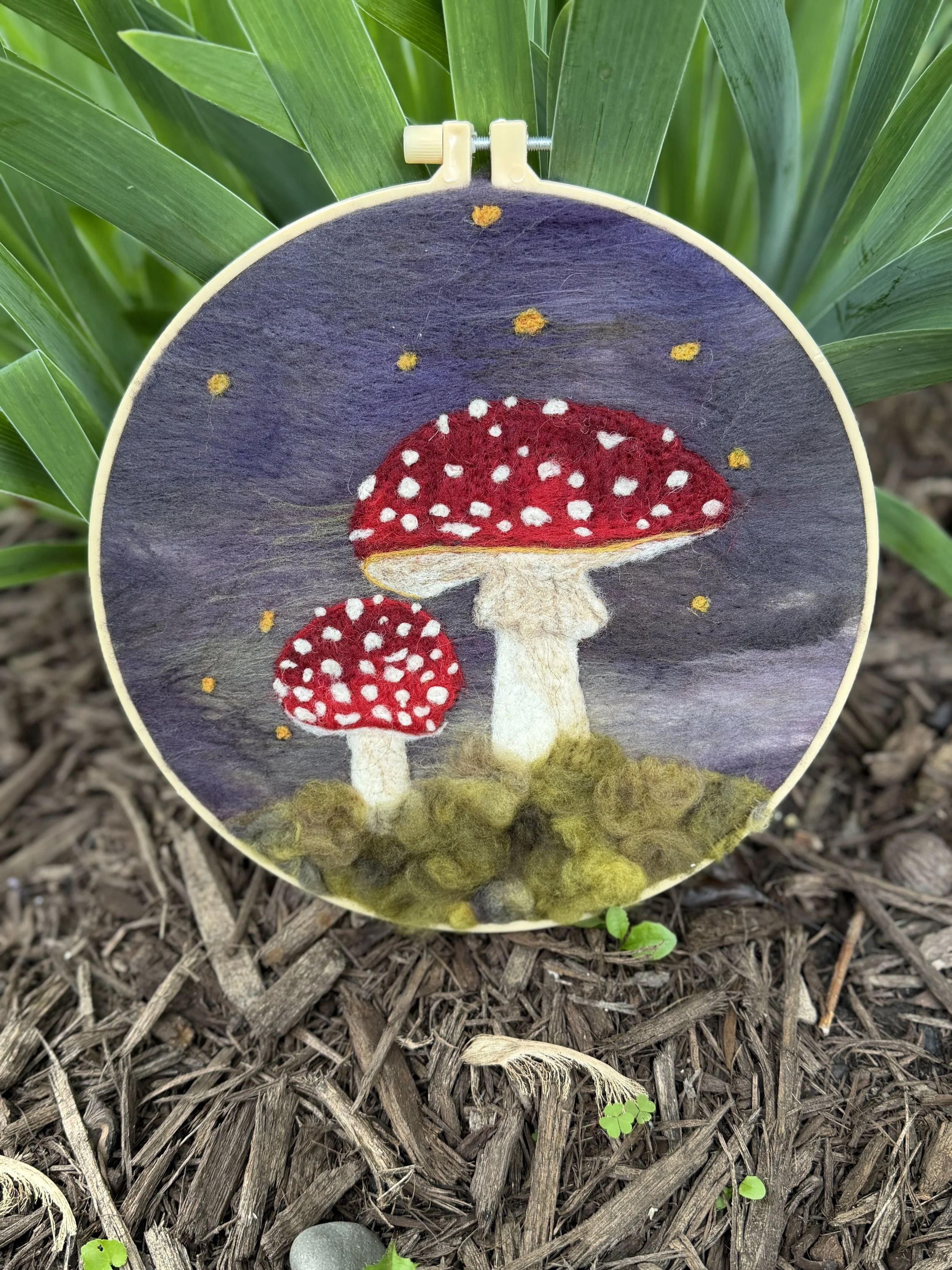 Needle Felt a Mushroom!