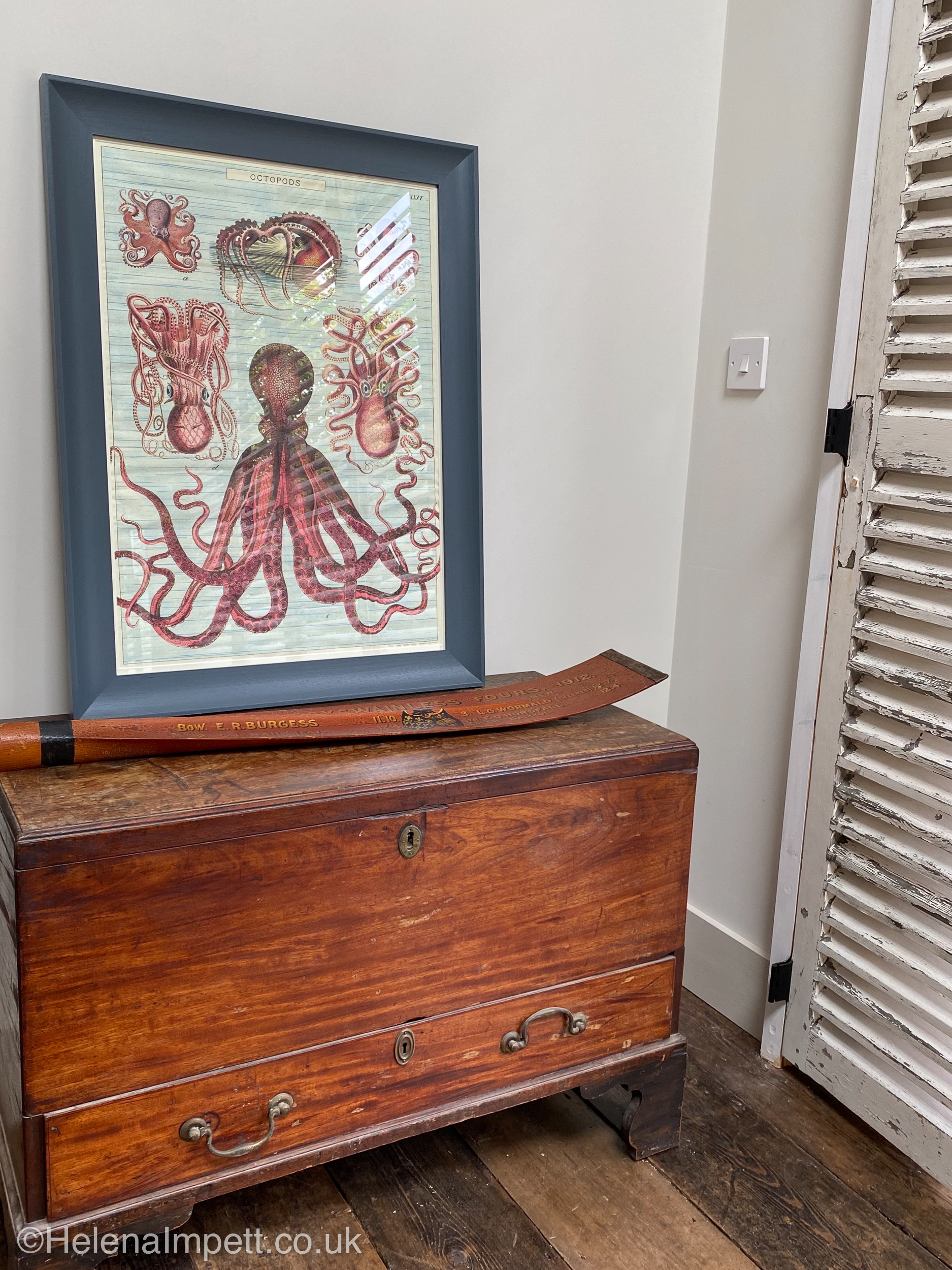 Antiques sourced by Helena Impett, Interior designer, Lymington