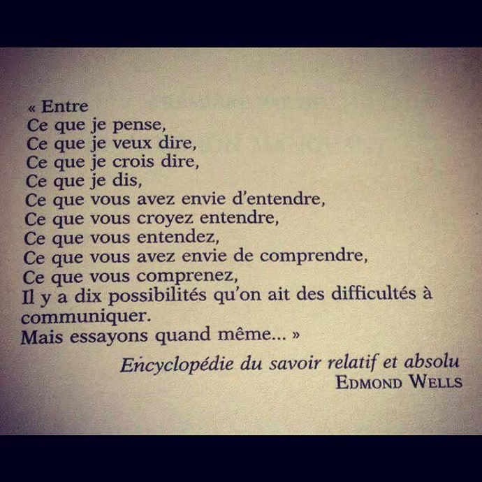 De l’importance des mots…