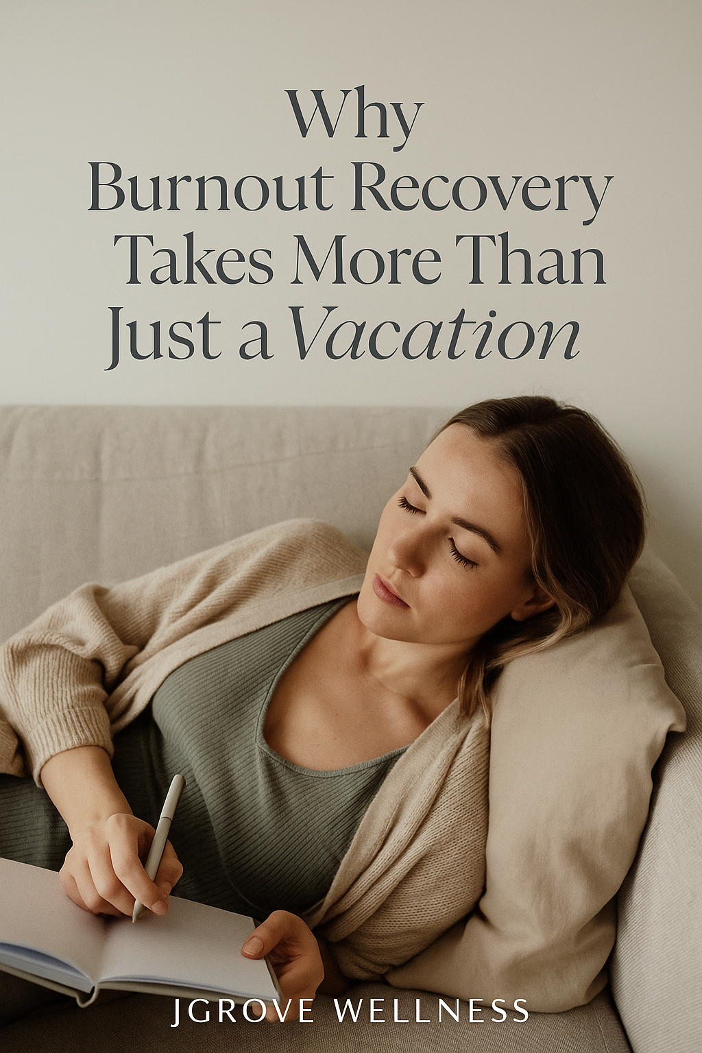 🌿 Why Burnout Recovery Takes More Than Just a Vacation