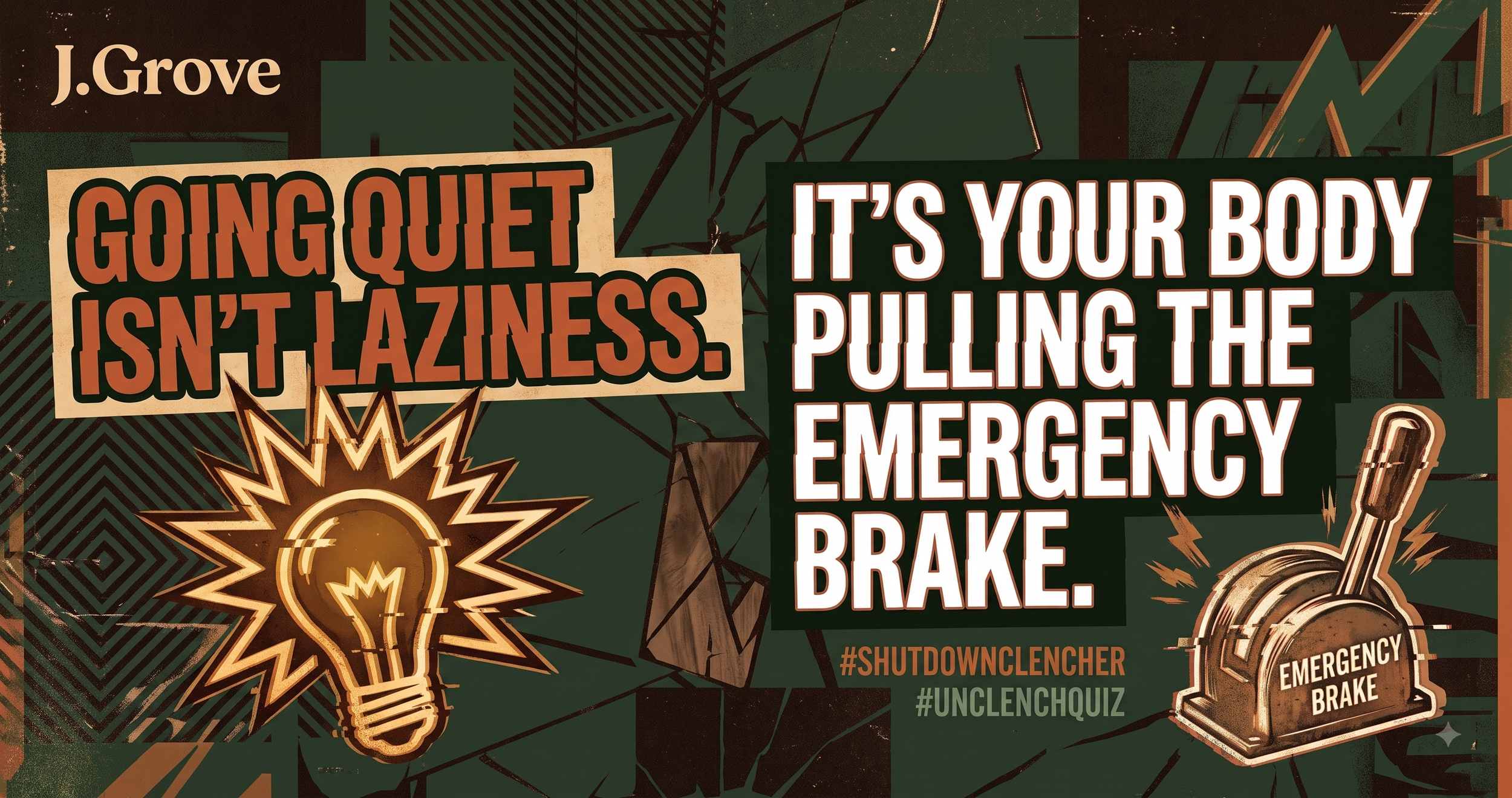 Why You Go Quiet When Life Gets Too Much (Hint: You’re Not Lazy, You’re Shutting Down)