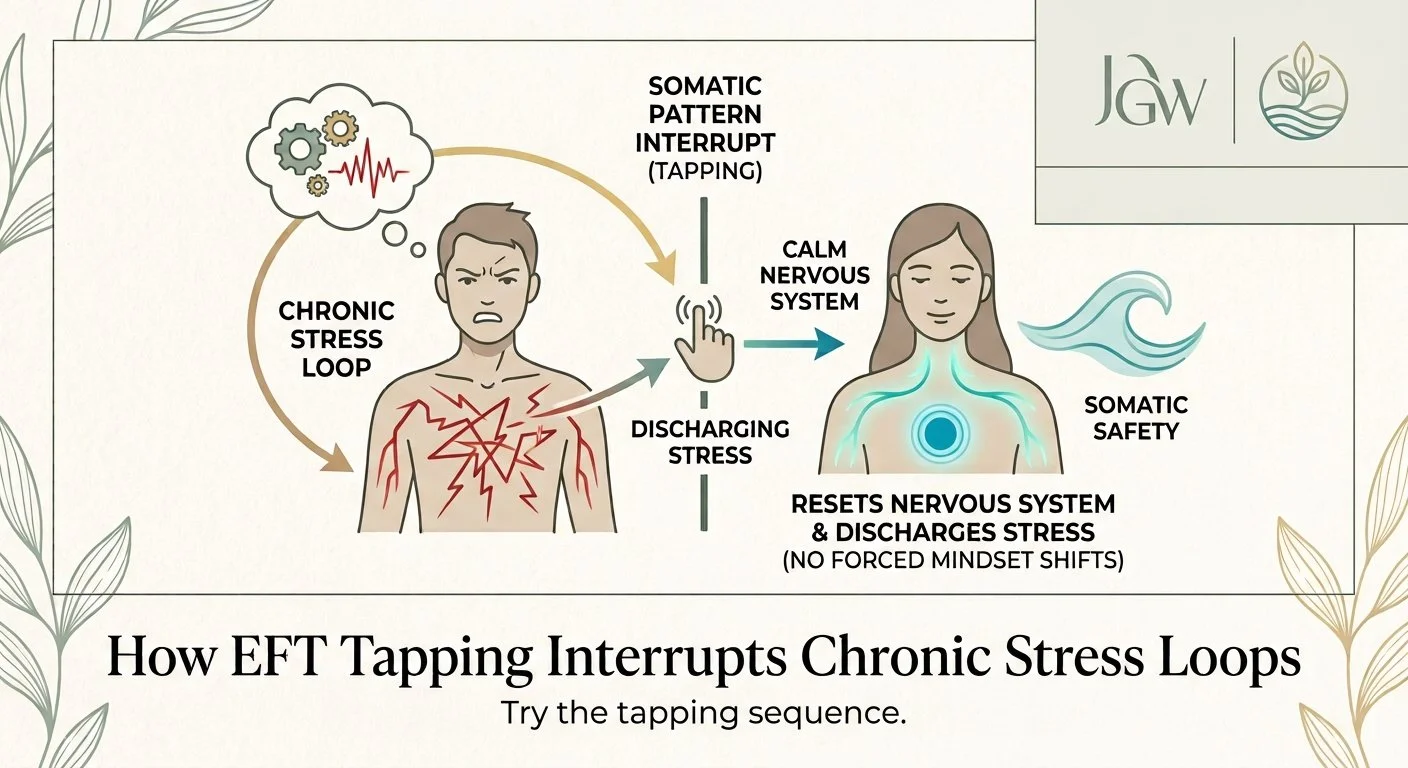 How EFT Tapping Interrupts Chronic Stress Loops (No Toxic Positivity Required)