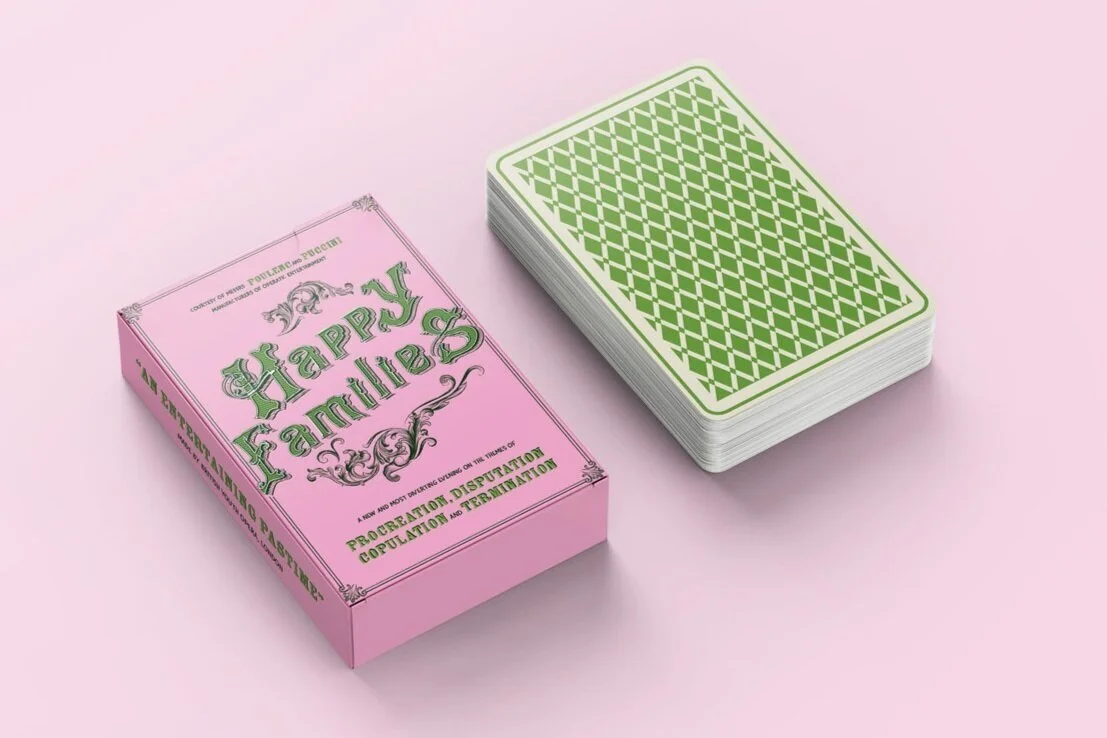 Illustration/artwork for 'Happy Families' (British Youth Opera)