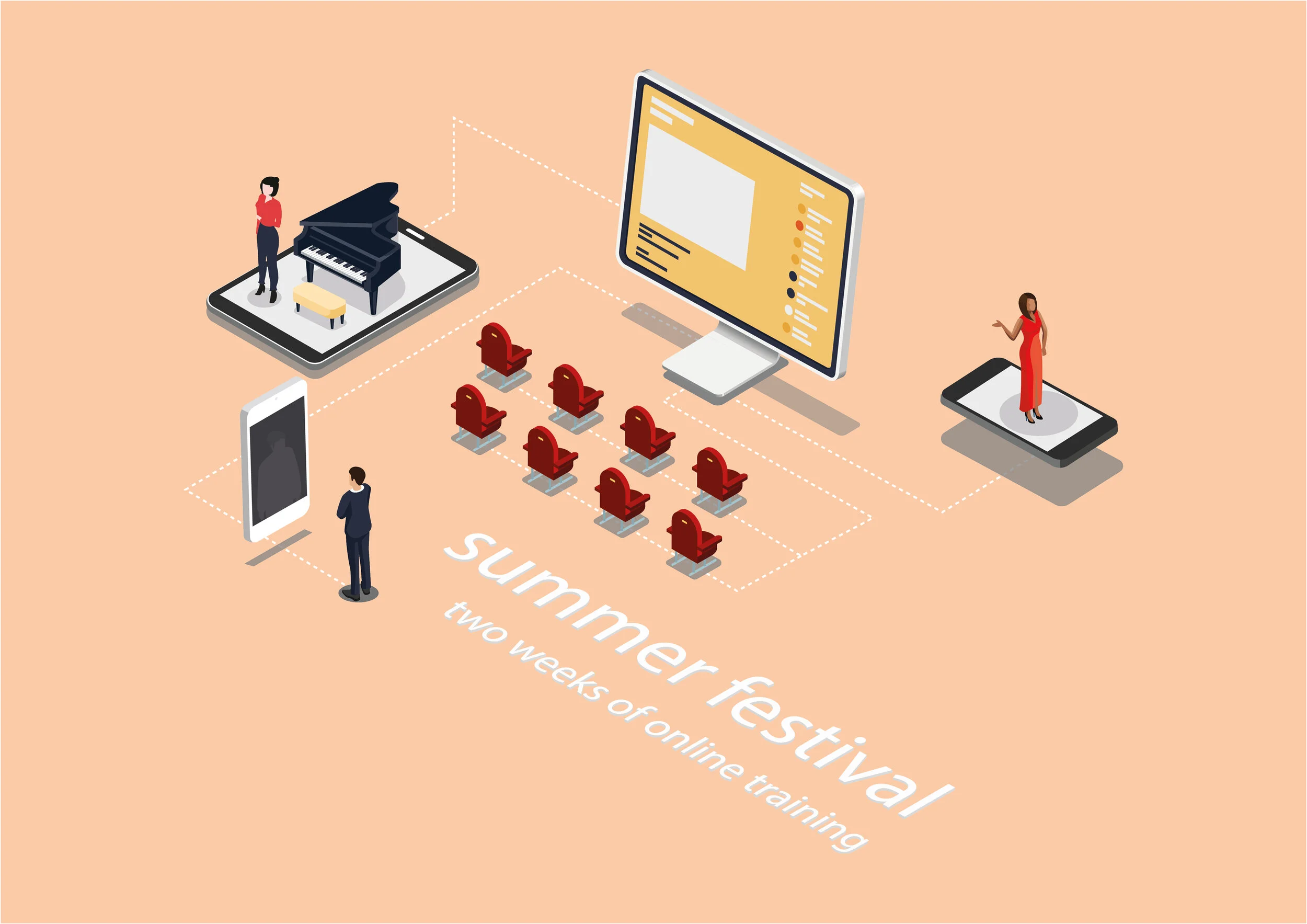 Summer Festival identity (British Youth Opera)