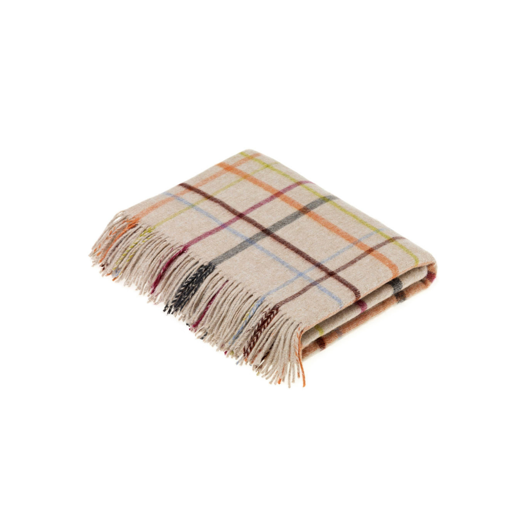 Rust Stripe Alpaca Throw — Dressing Rooms Interiors Studio