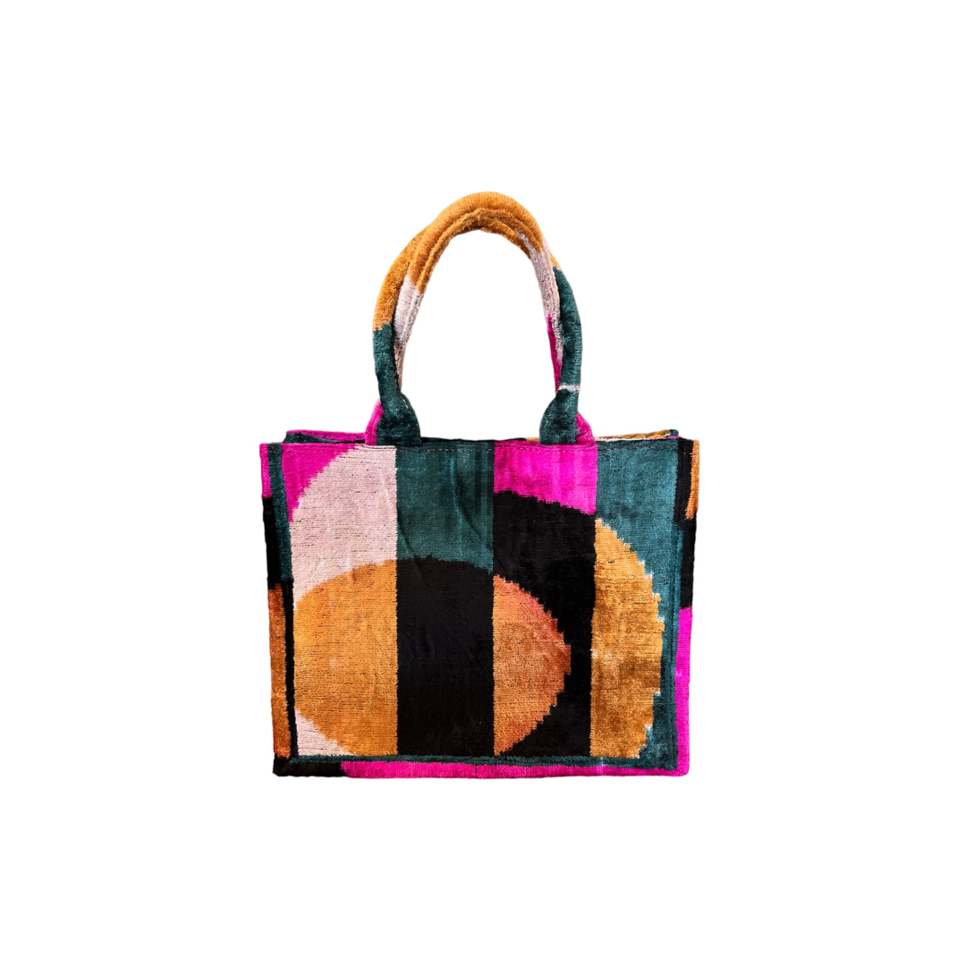 Color-Block Tote Bag