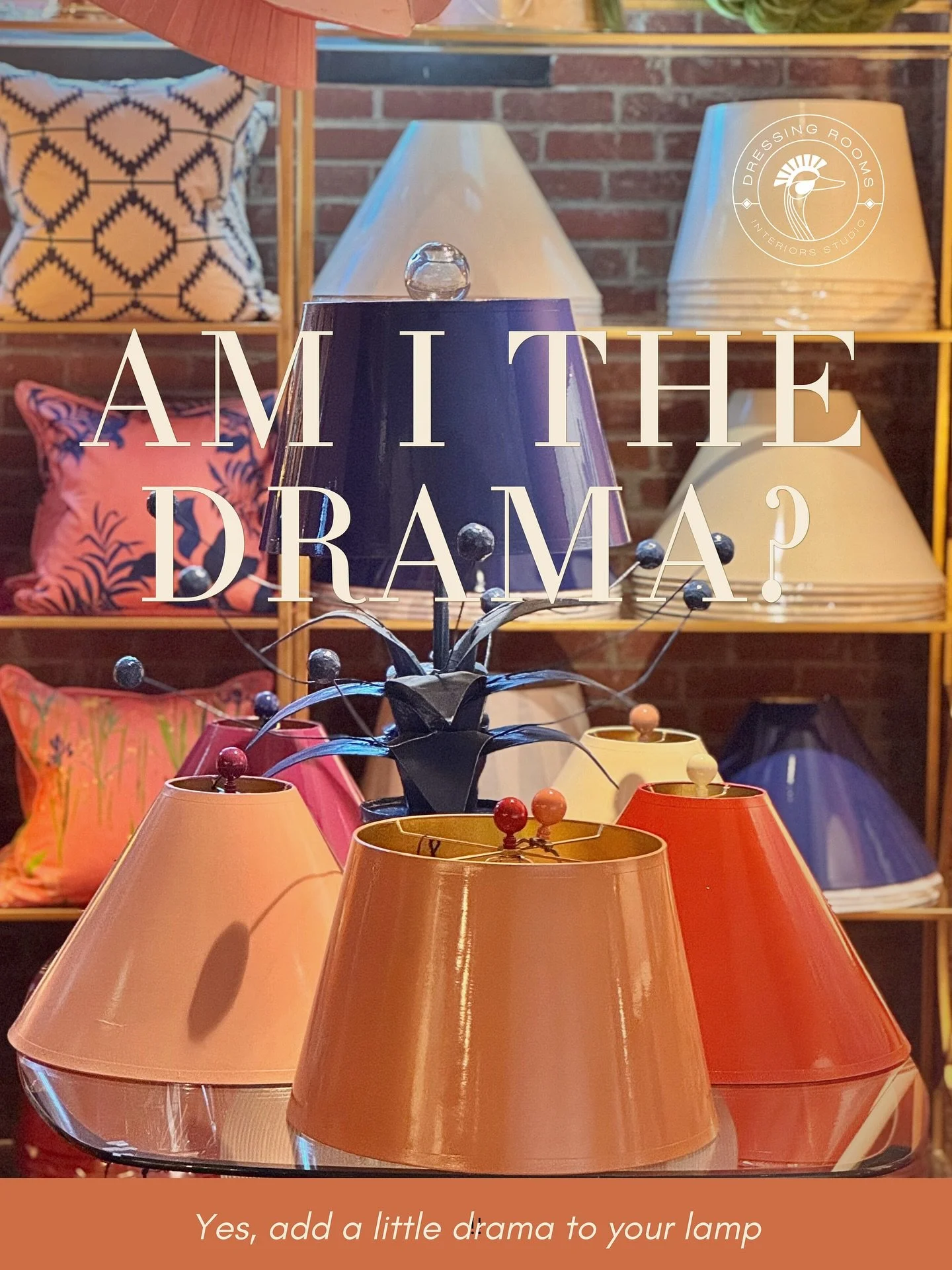 Am I the drama? Maybe just a little. 😉
Top off your lamp with our glossy lacquered finials &mdash; because every shade deserves her crown.

#ALittleDramaALotOfSoul #DRIS #ShadeSociety #LacquerLove #DesignDrama